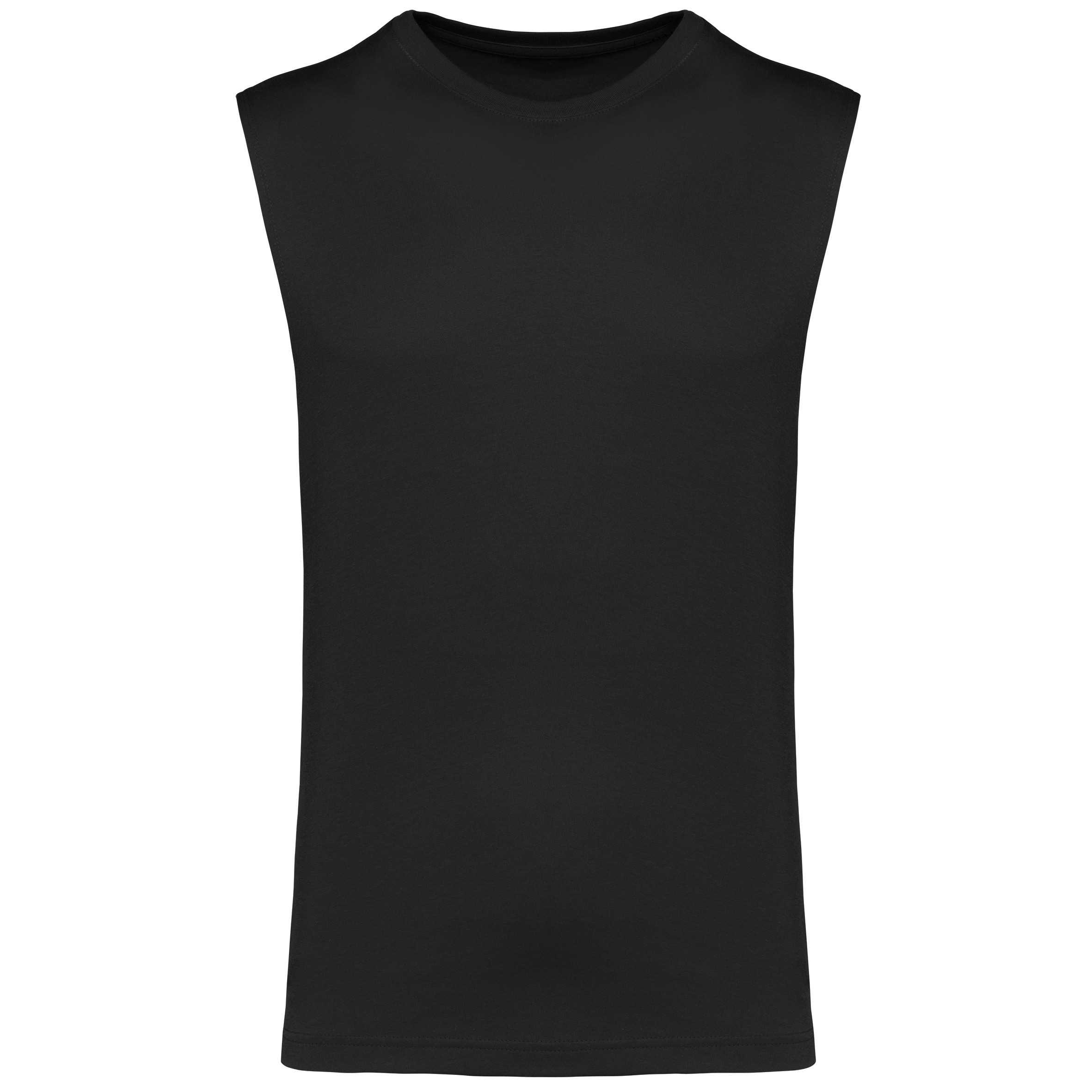 Camiseta sin mangas ecorresponsable hombre Black