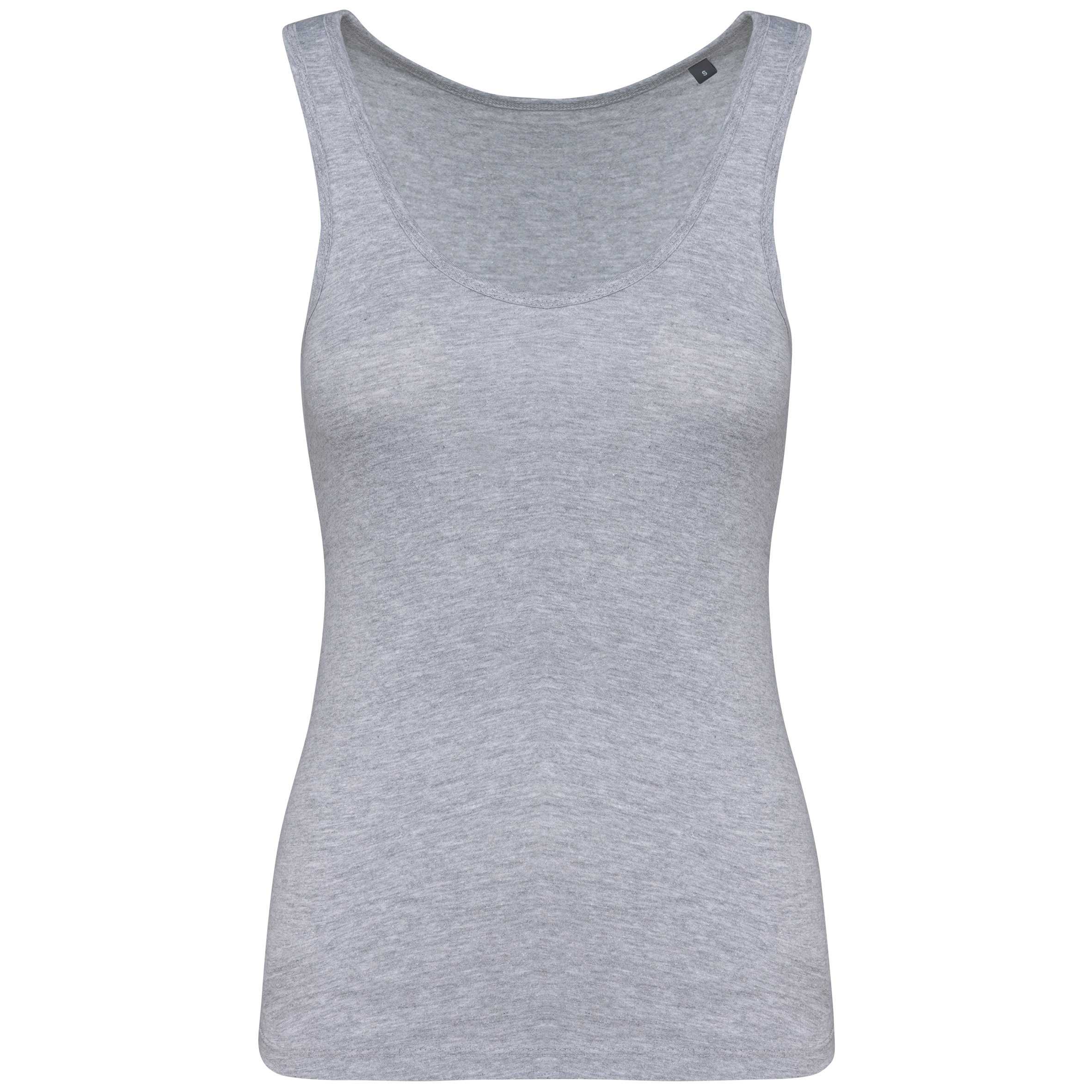 Camiseta de tirantes ecorresponsable mujer Oxford Grey