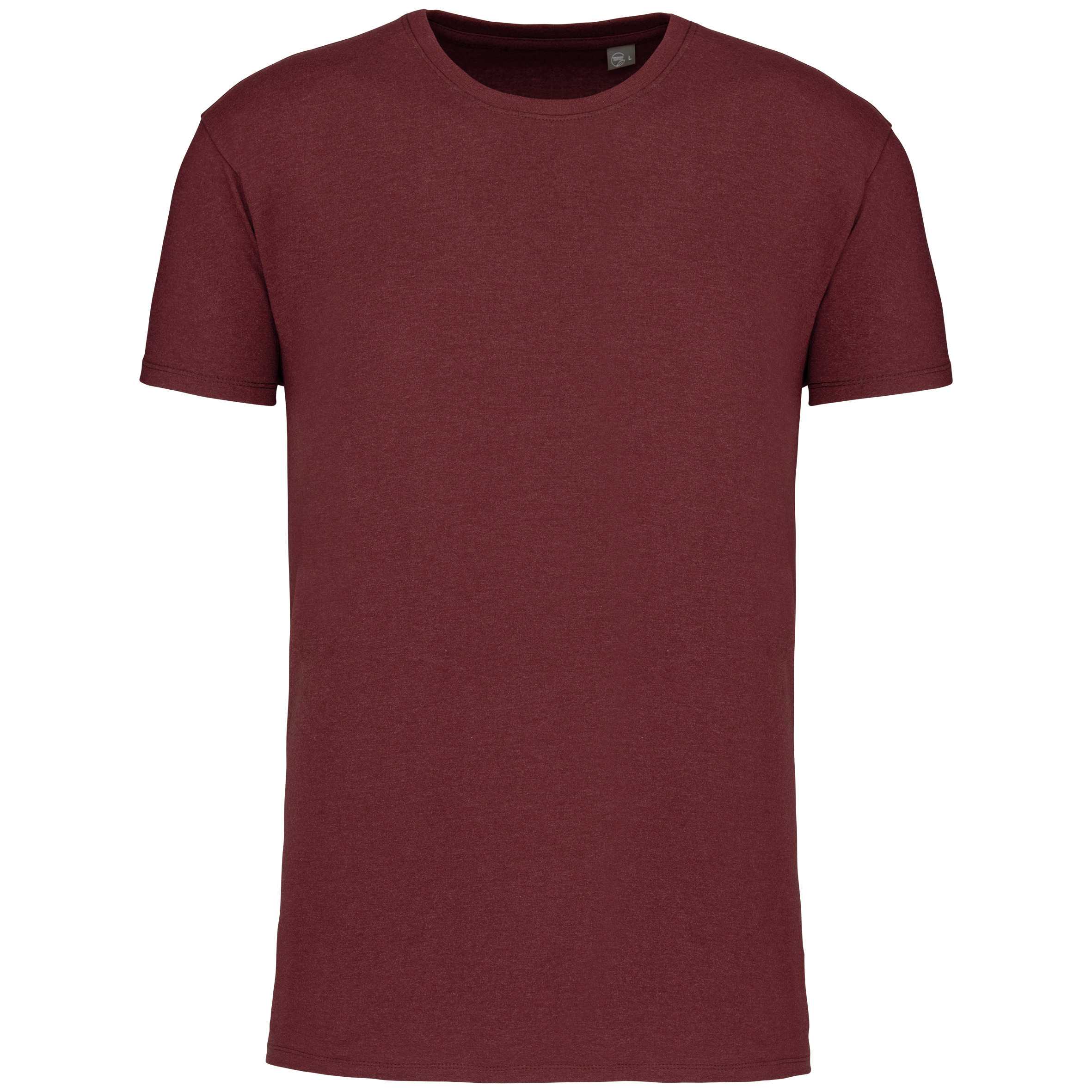 Camiseta BIO150IC hombre Wine Heather