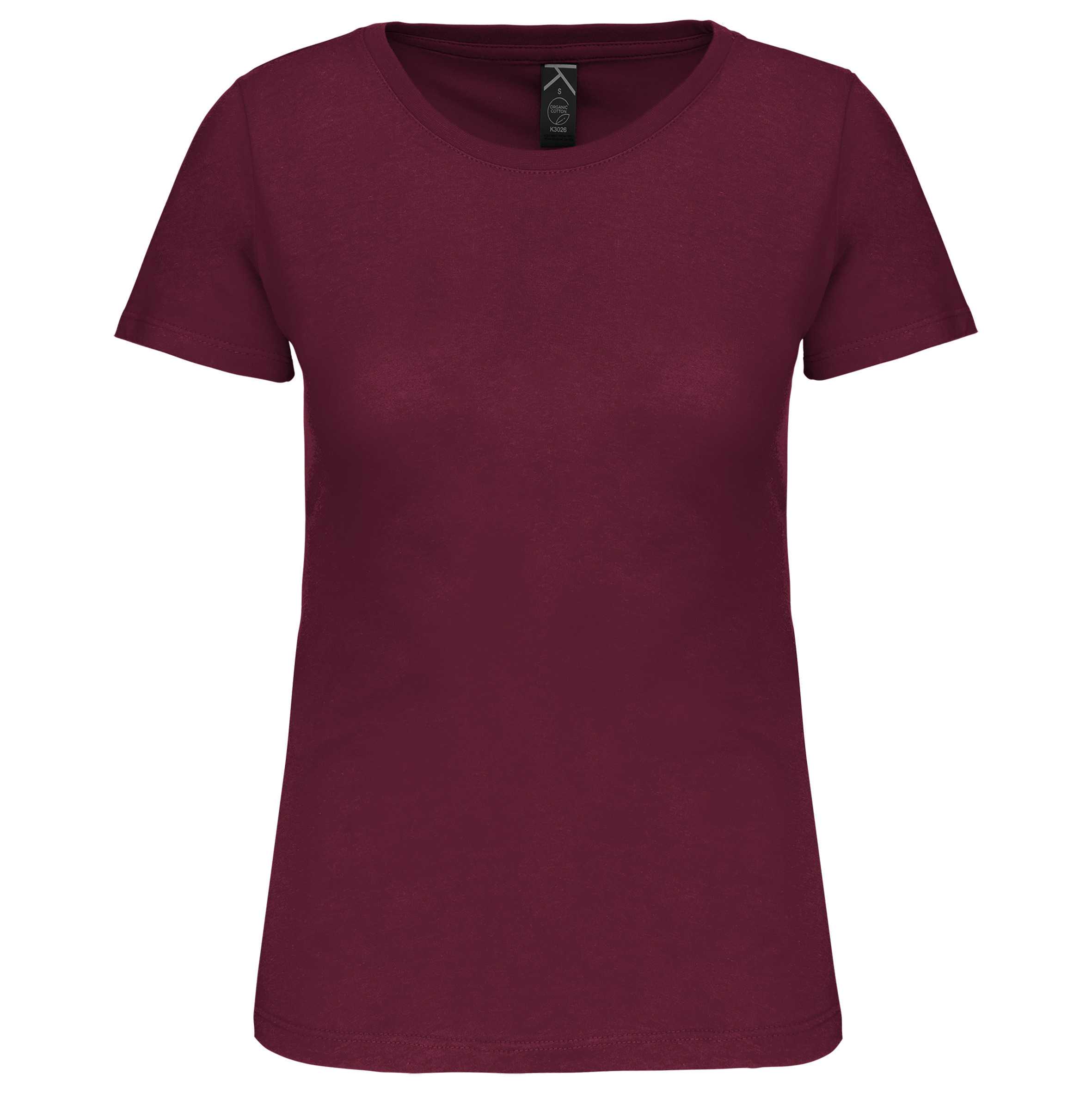 Camiseta BIO150IC mujer Wine