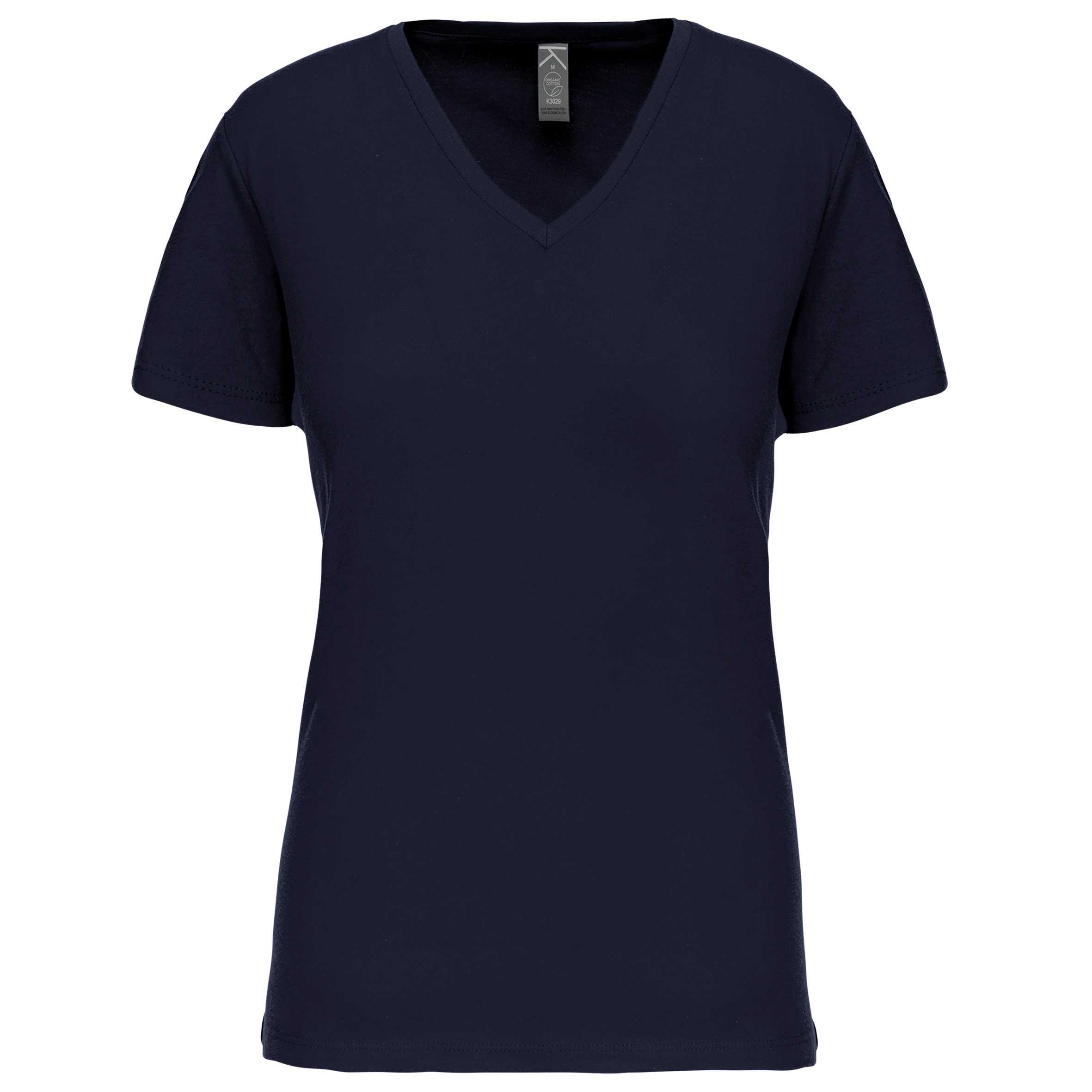 Camiseta BIO150IC cuello de pico mujer Navy