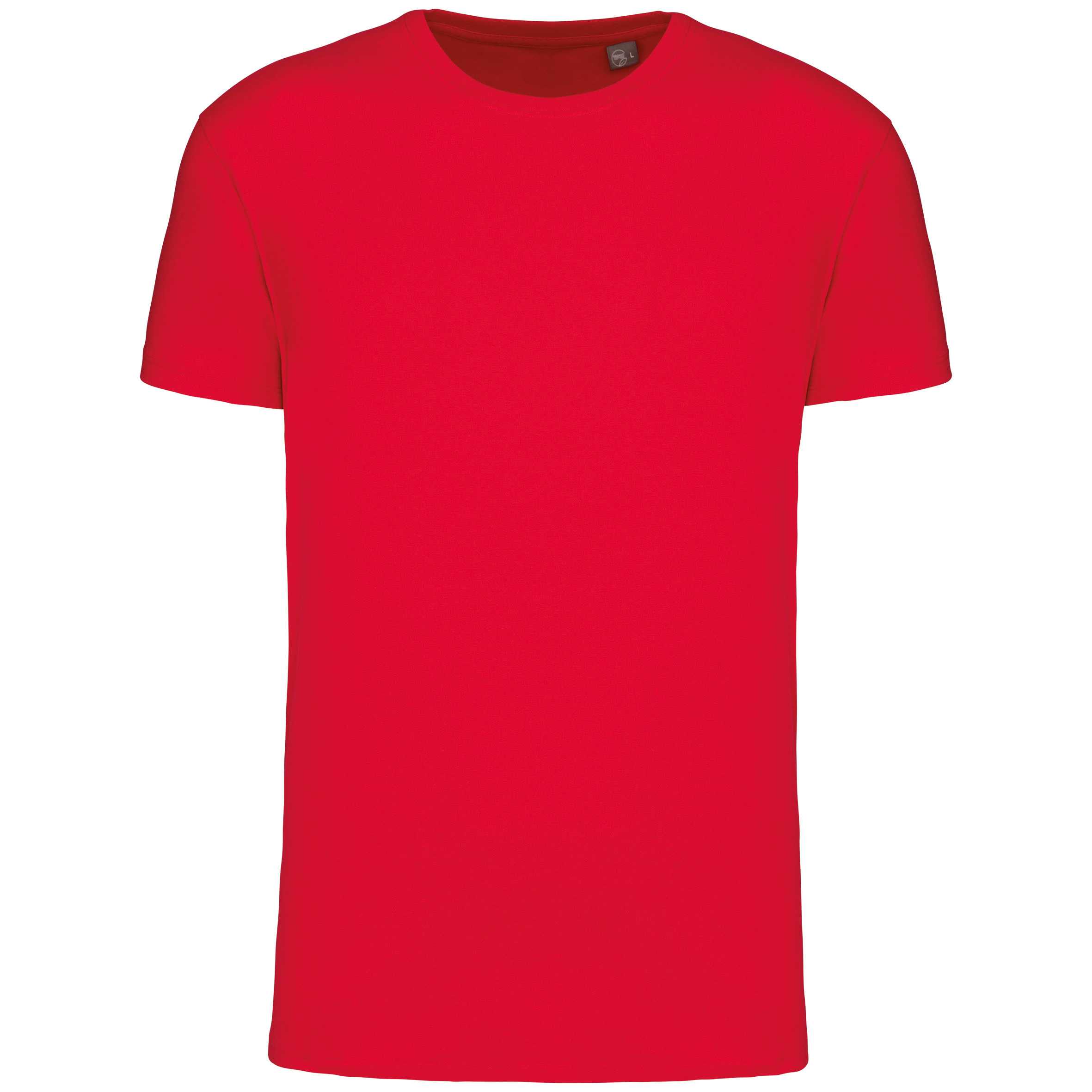 Camiseta cuello redondo BIO190IC unisex Red