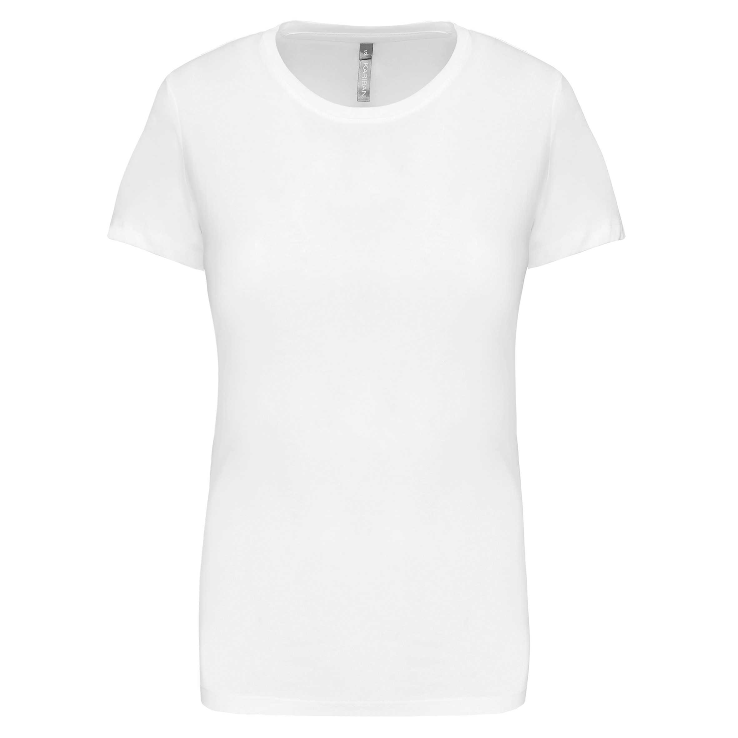 Camiseta manga corta mujer White