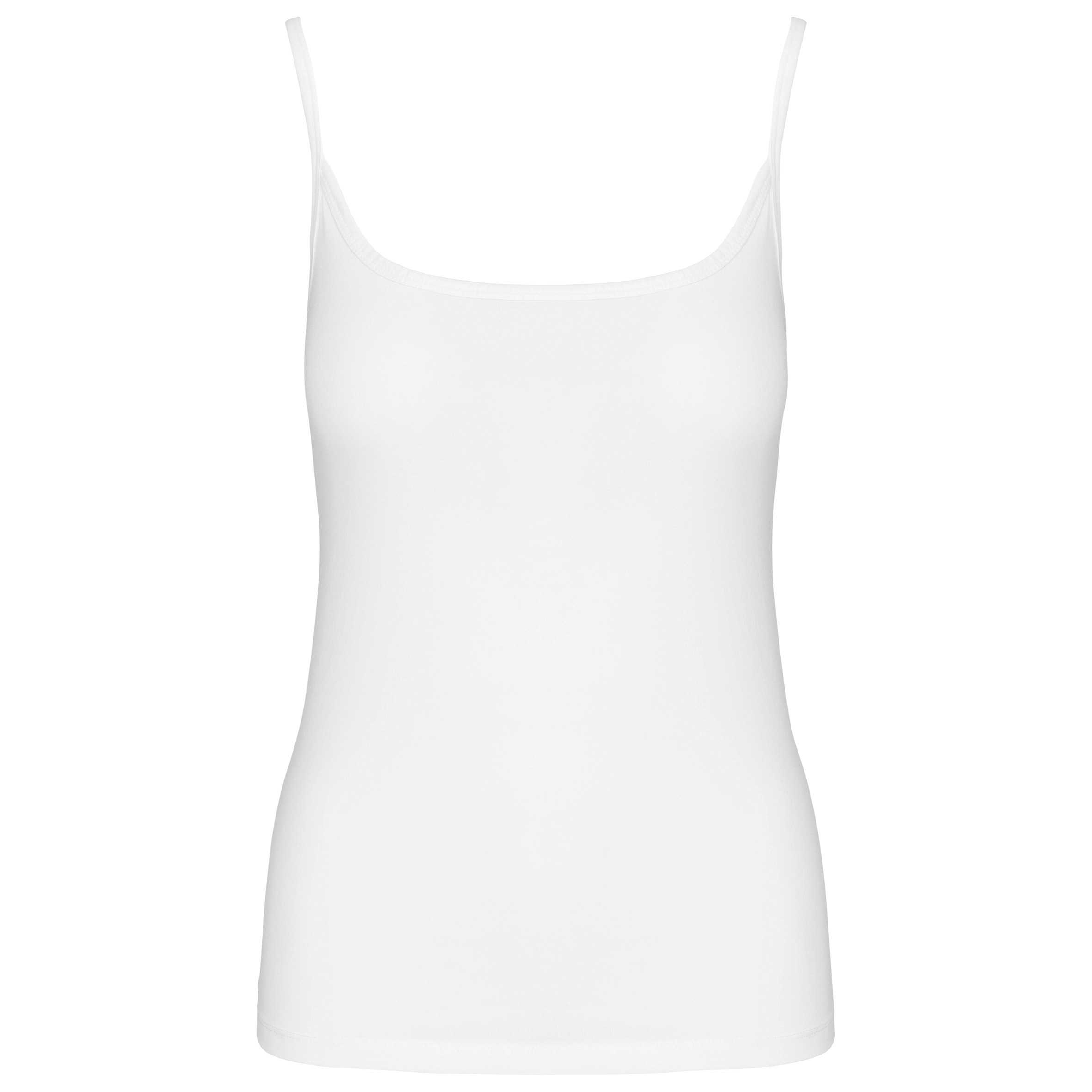 Camiseta tirantes mujer White
