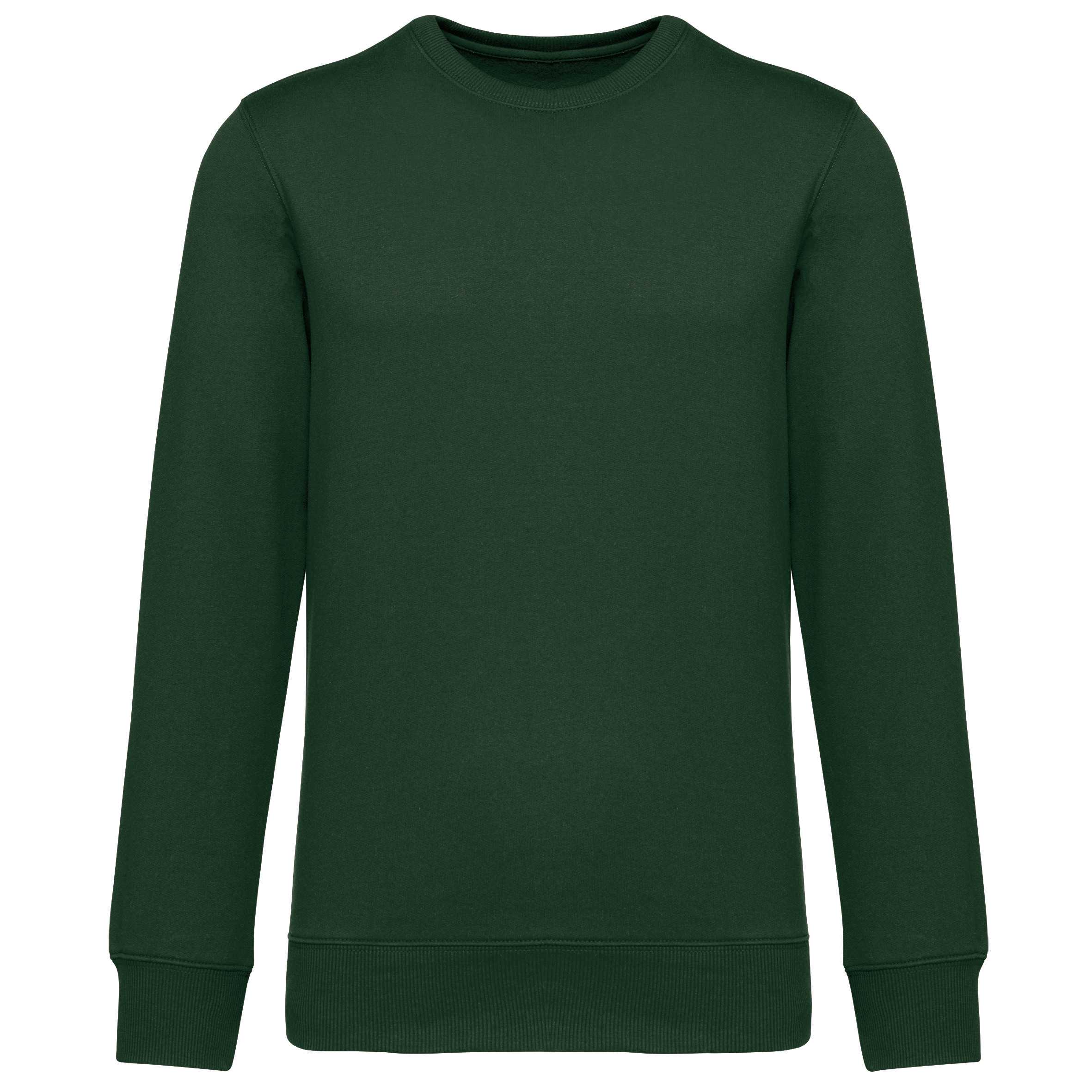 Sudadera de cuello redondo reciclada unisex Forest Green