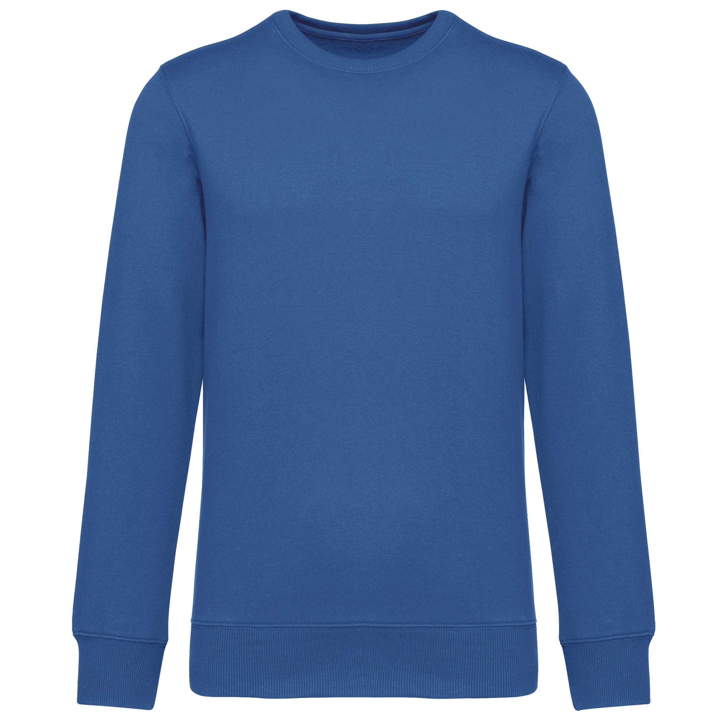 Sudadera de cuello redondo reciclada unisex Light Royal Blue