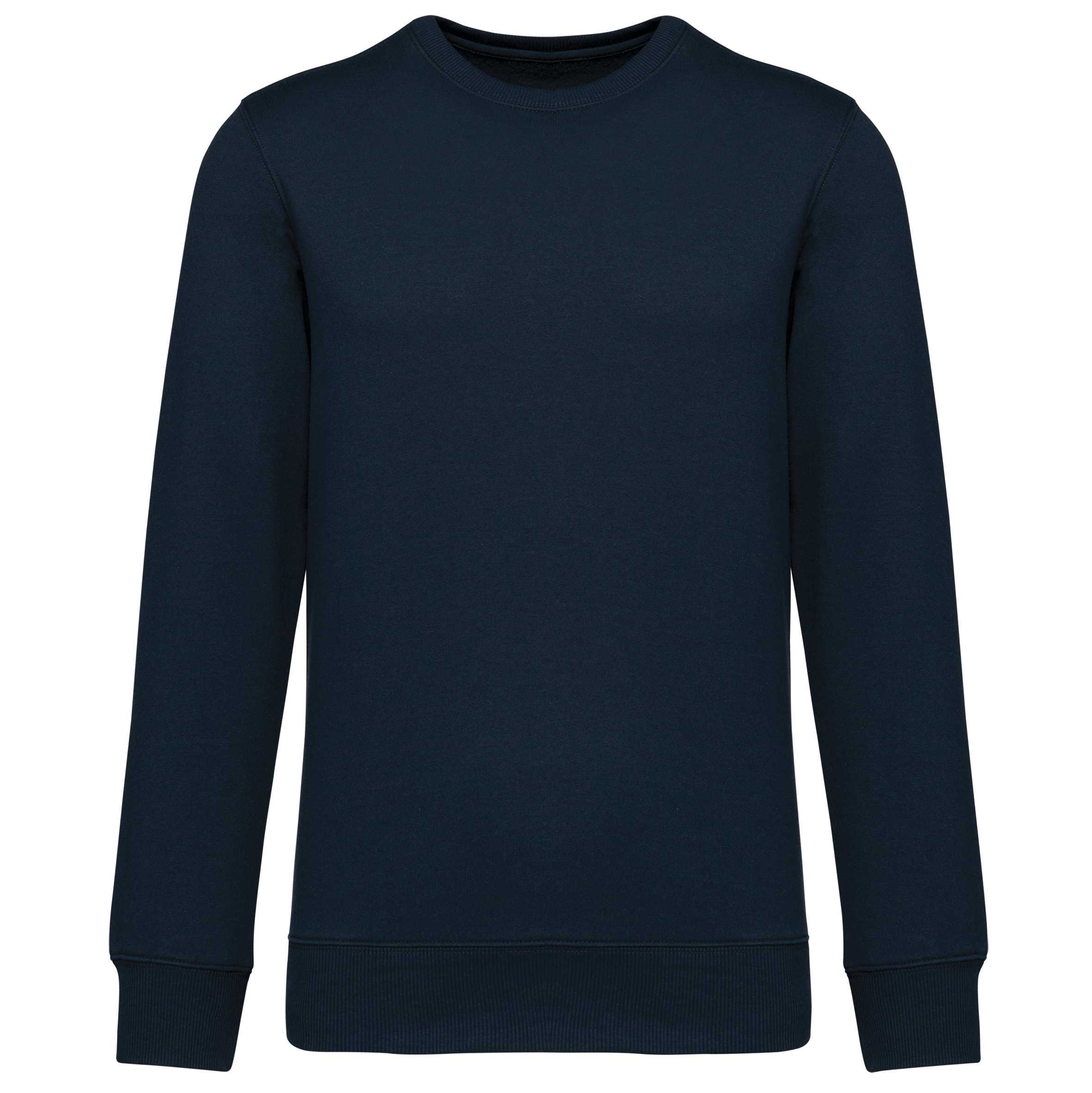 Sudadera de cuello redondo reciclada unisex Navy
