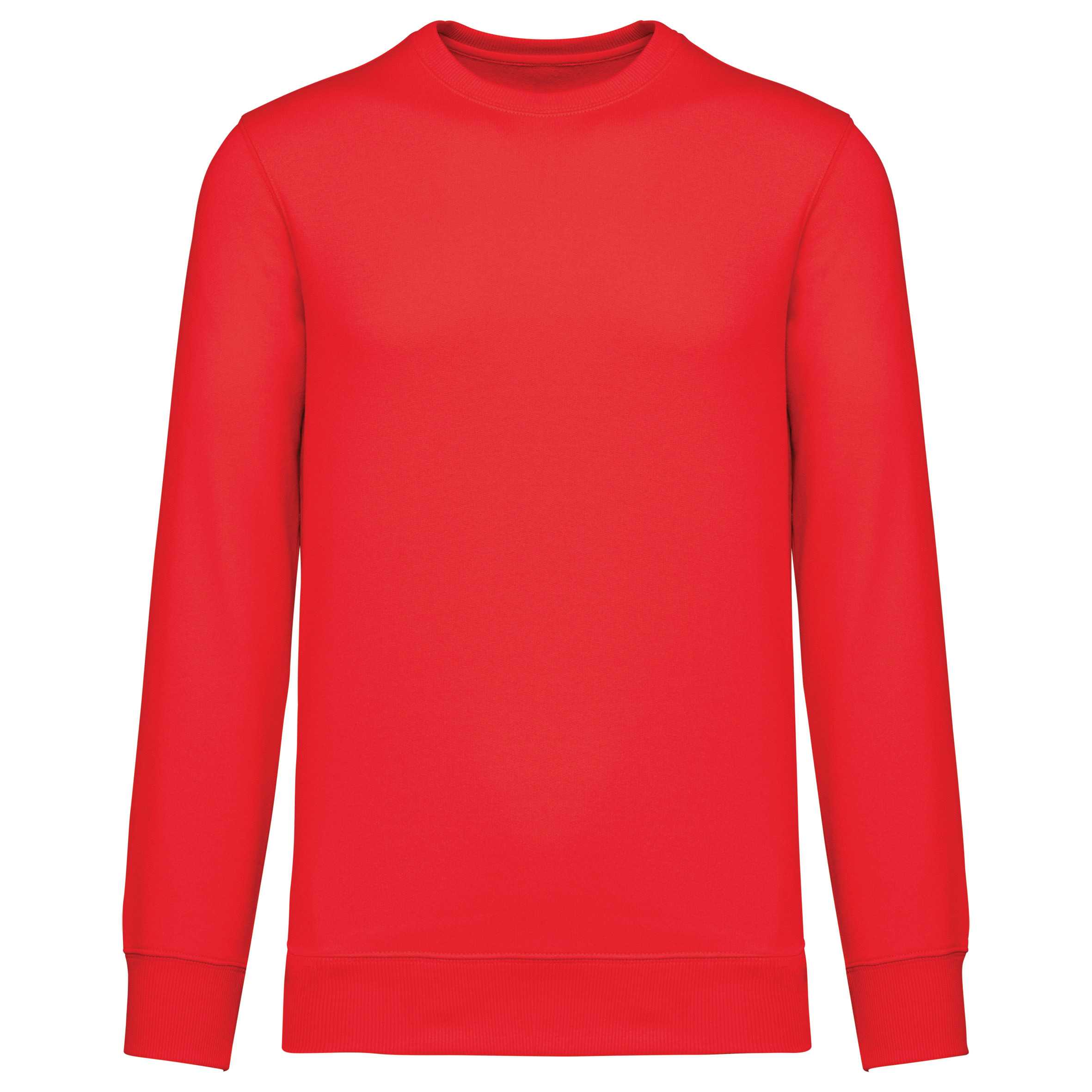 Sudadera de cuello redondo reciclada unisex Red
