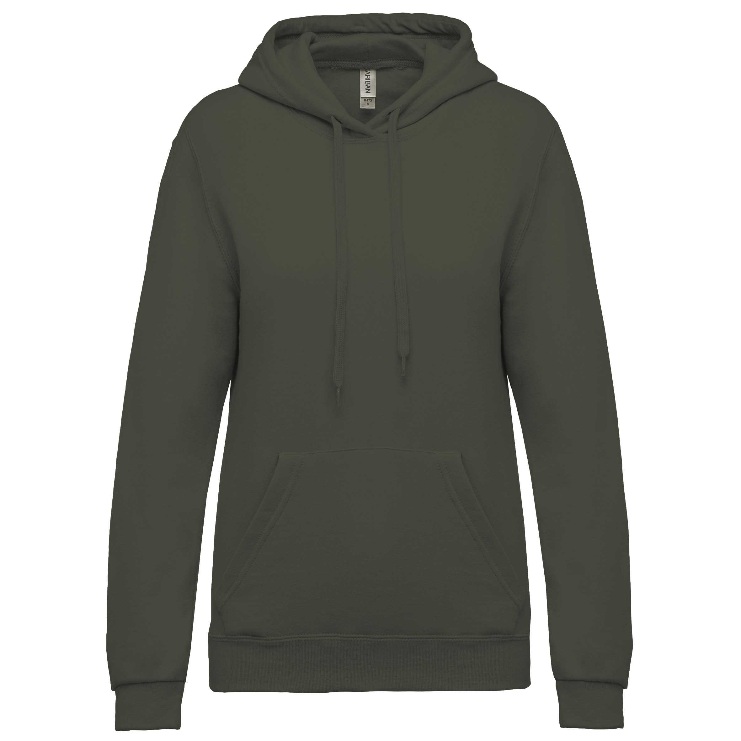 Sudadera con capucha de mujer Dark Khaki