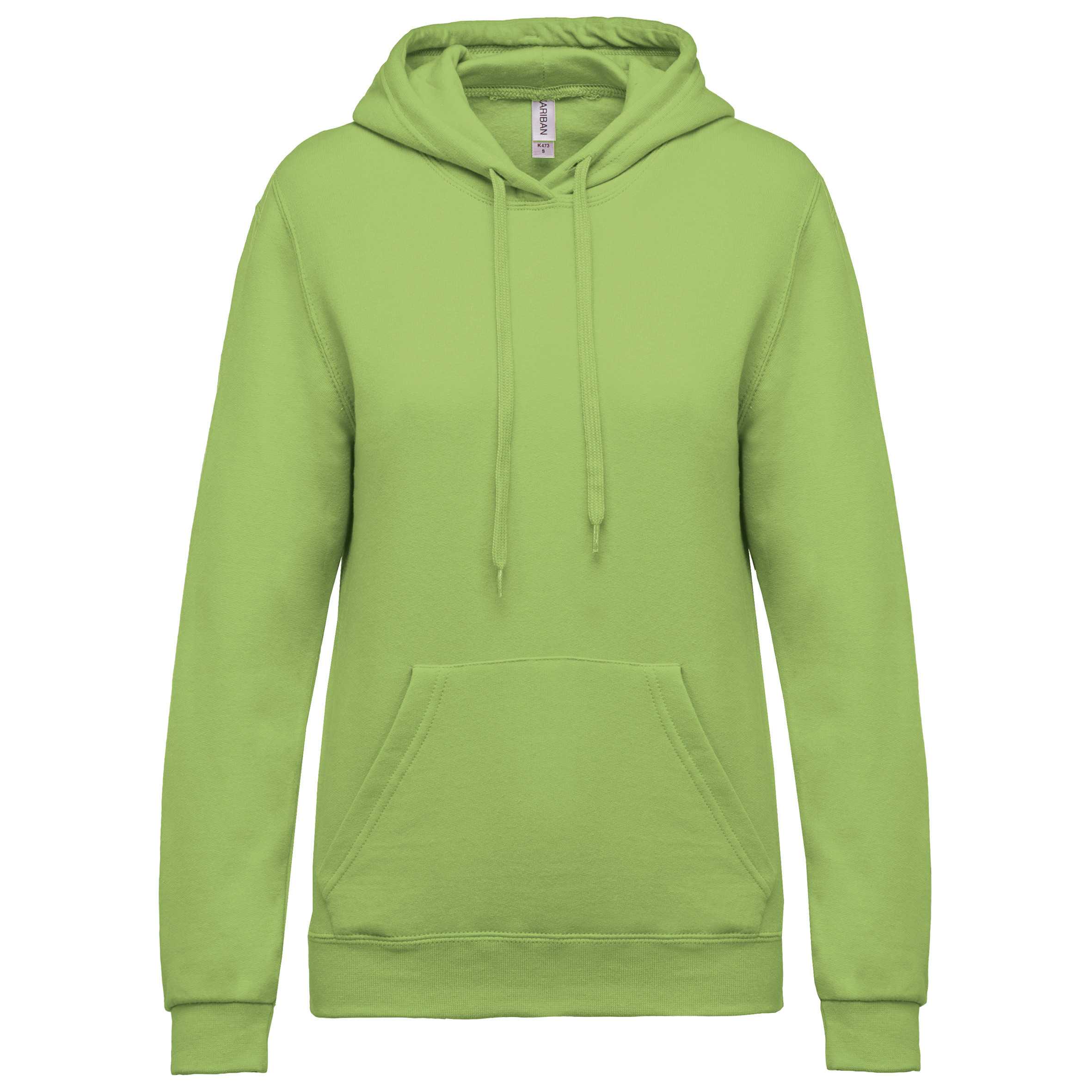 Sudadera con capucha de mujer Lime