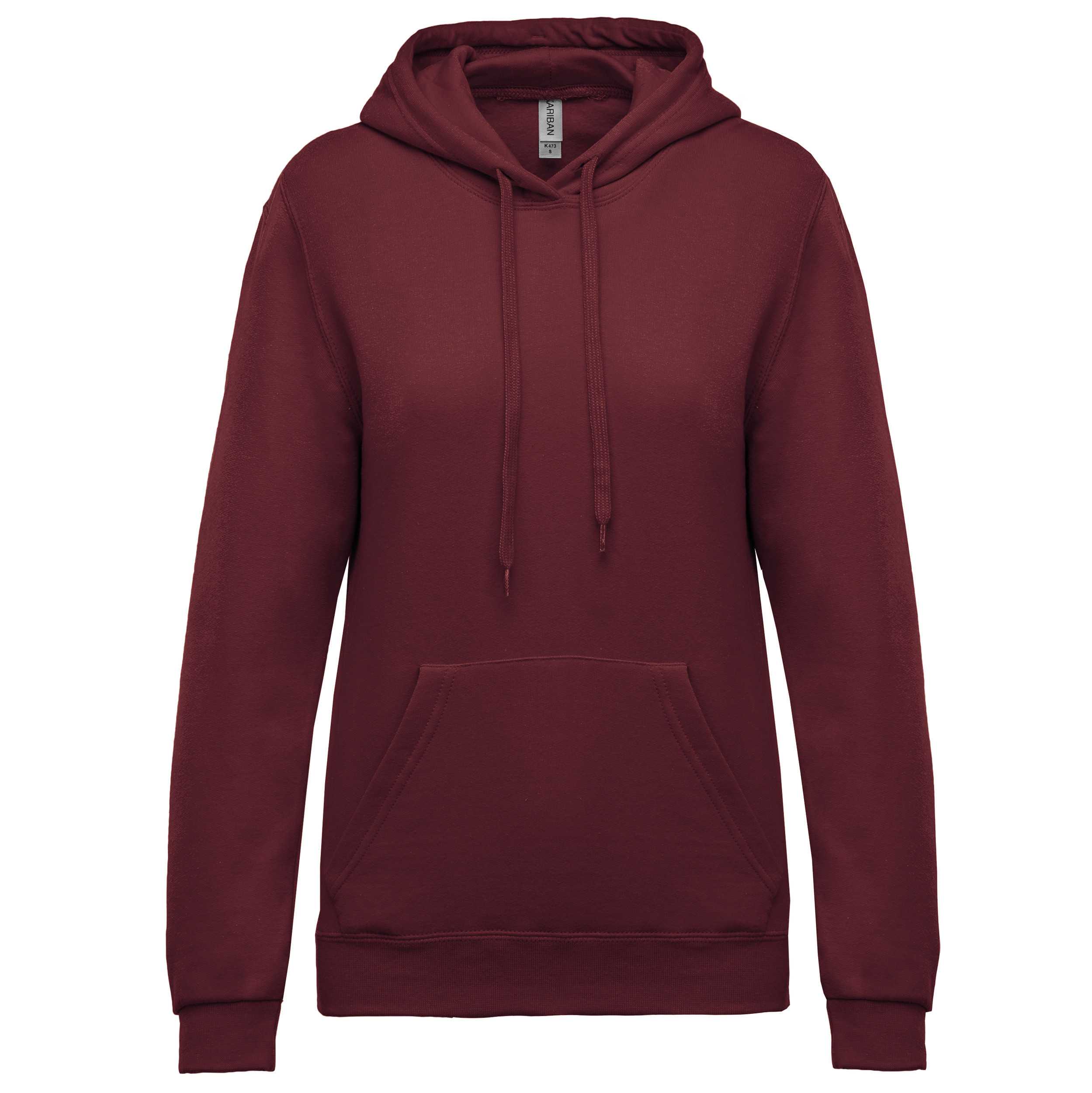 Sudadera con capucha de mujer Wine