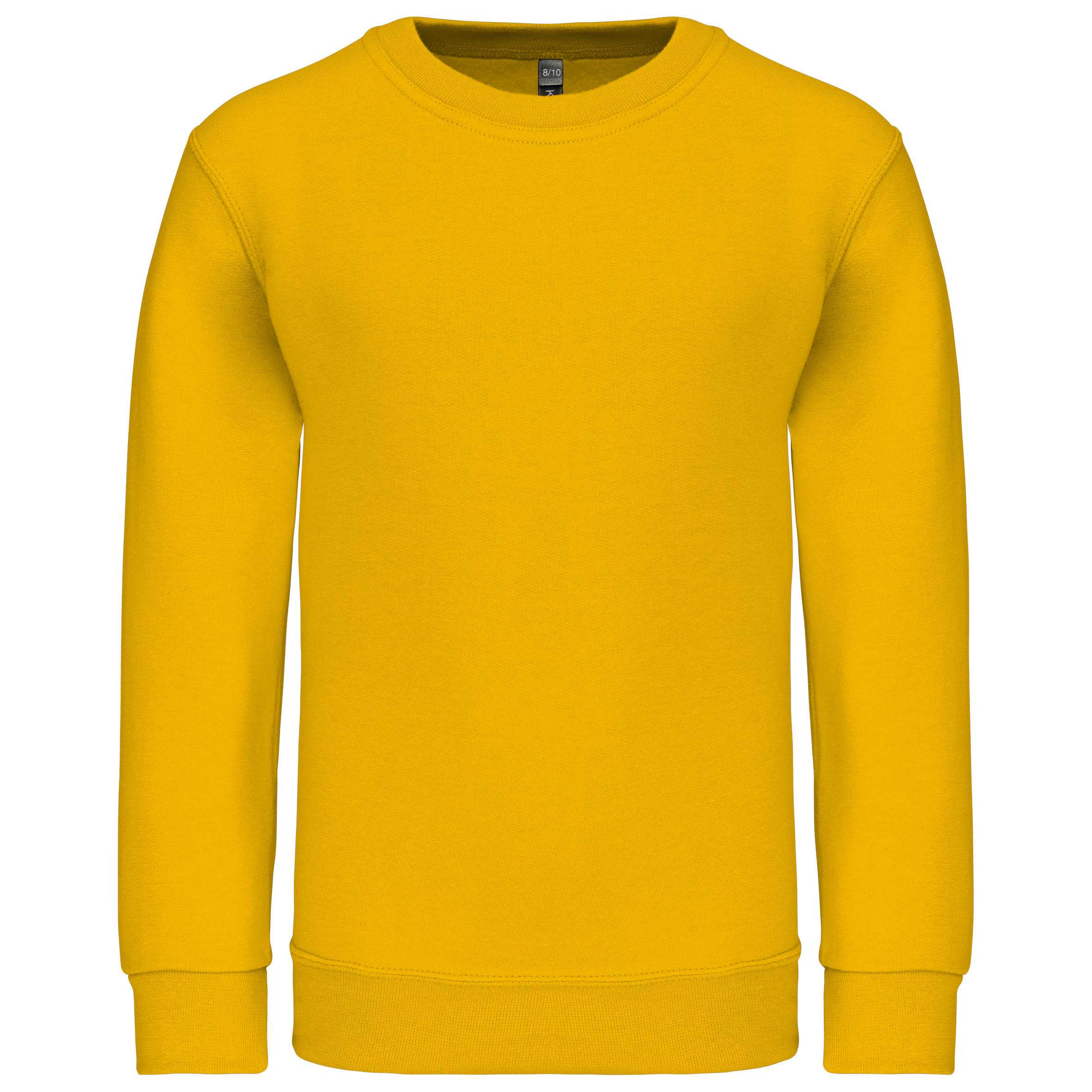 Sudadera cuello redondo niños Yellow