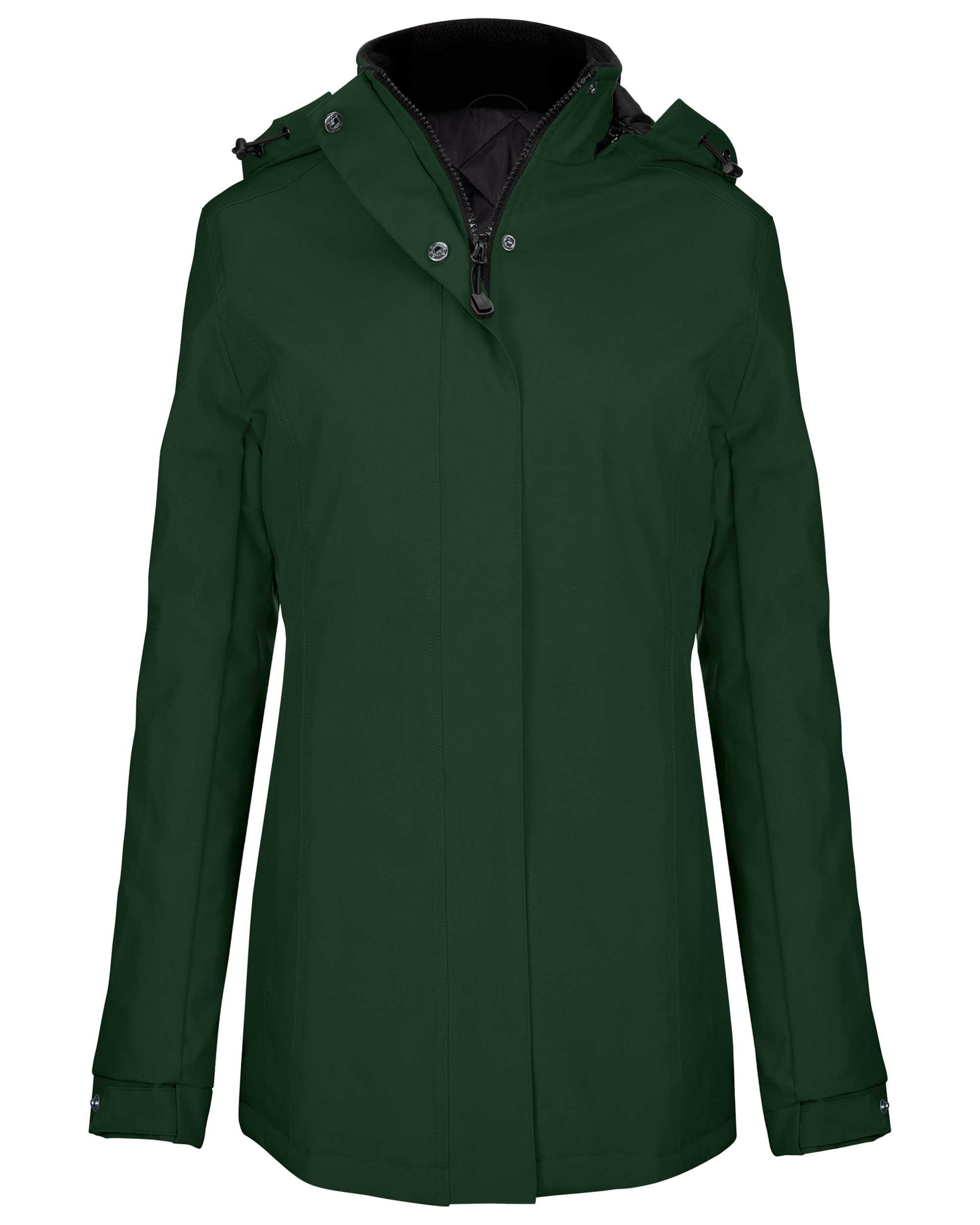 Parka acolchada mujer Forest Green