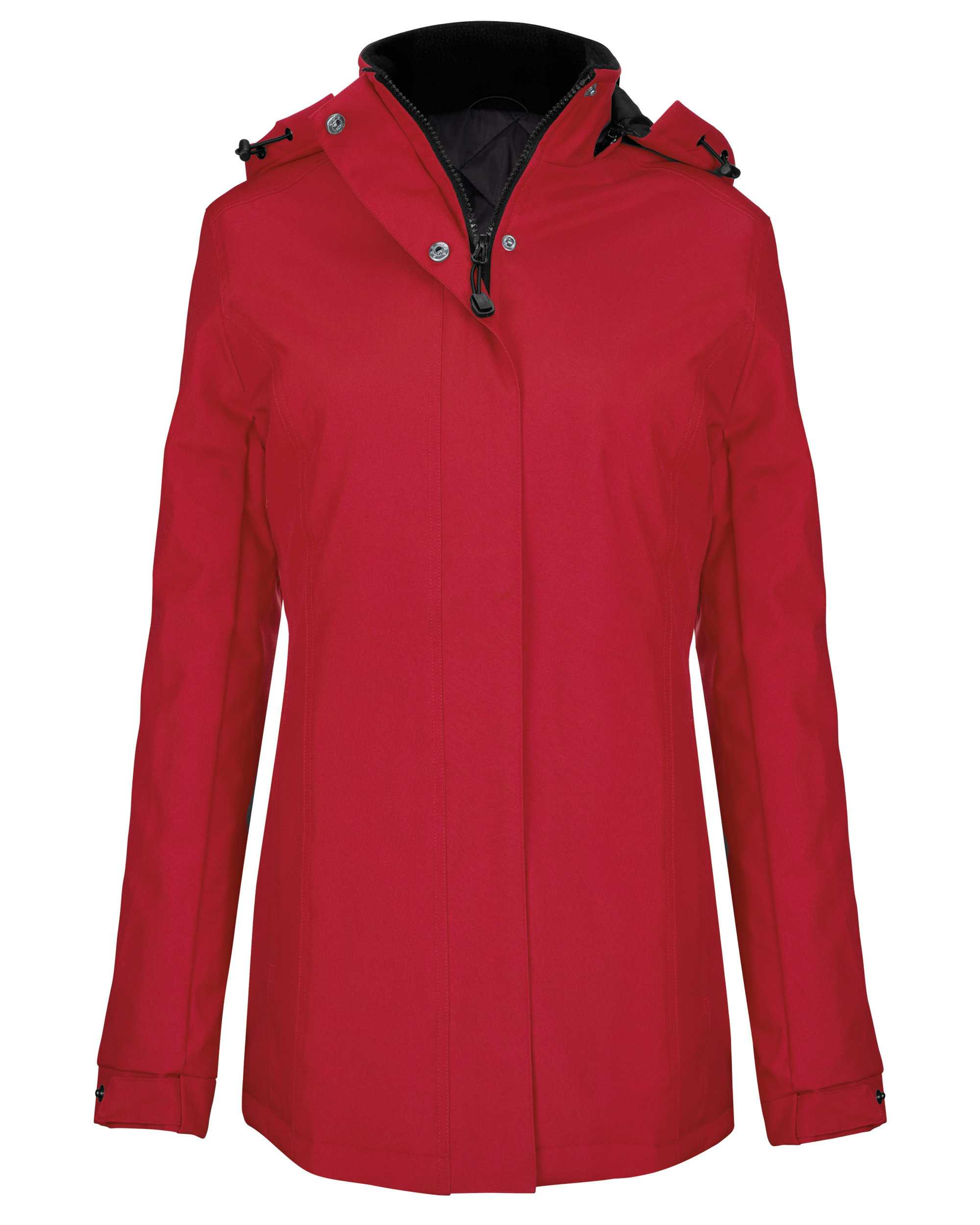 Parka acolchada mujer Red
