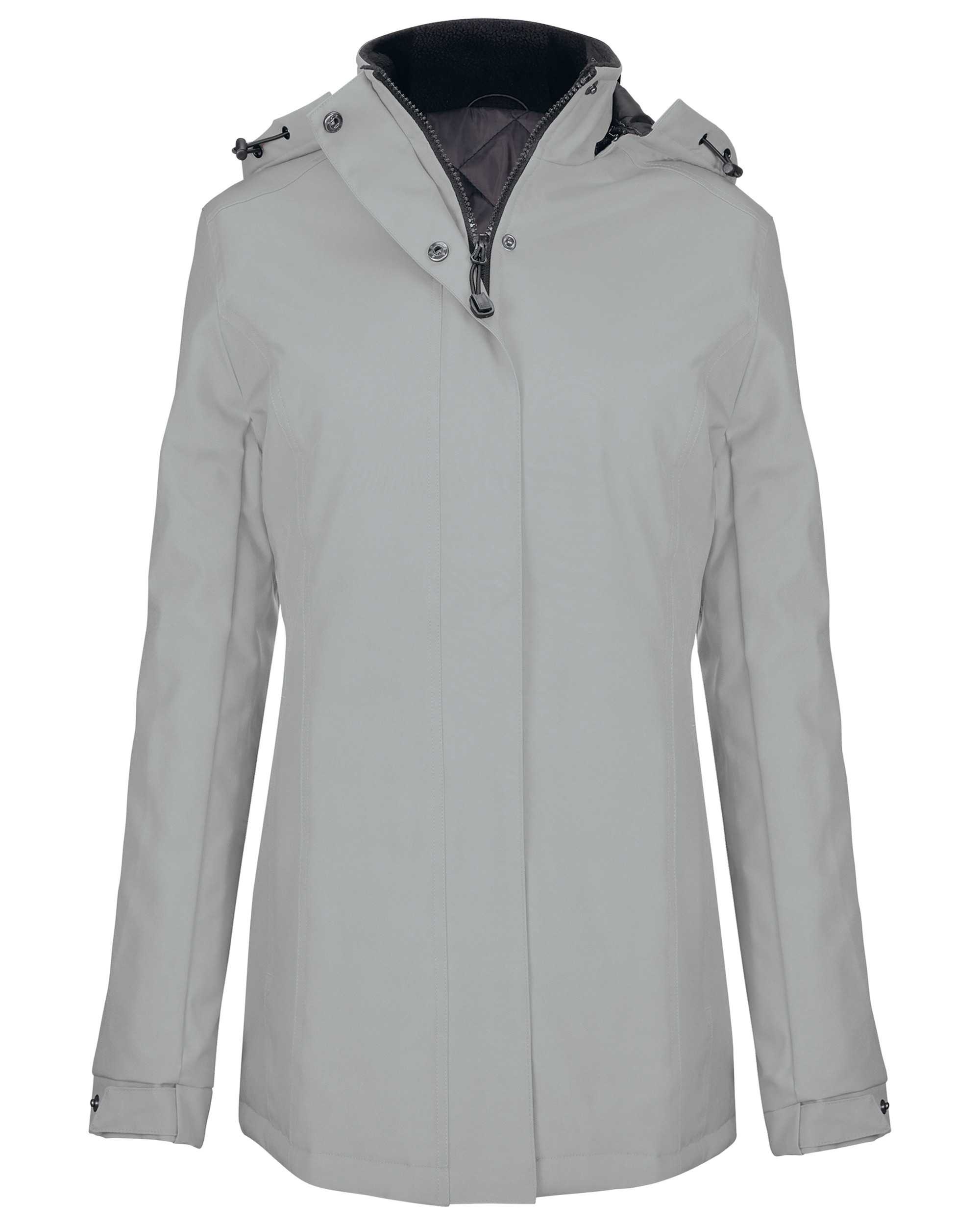 Parka acolchada mujer Snow Grey