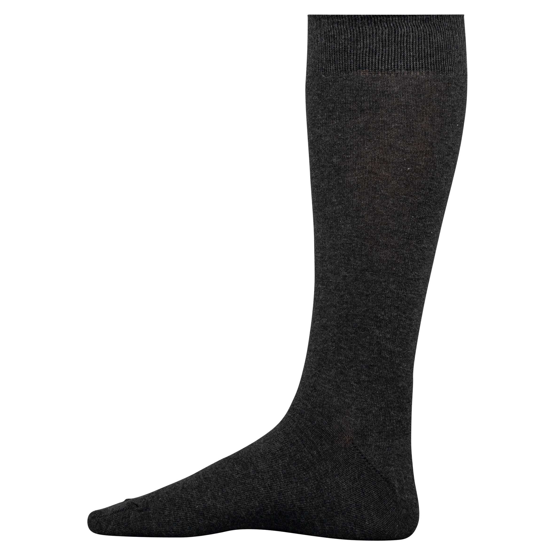 Calcetines de vestir algodón organicó "Origine France garantie" Dark Grey Heather