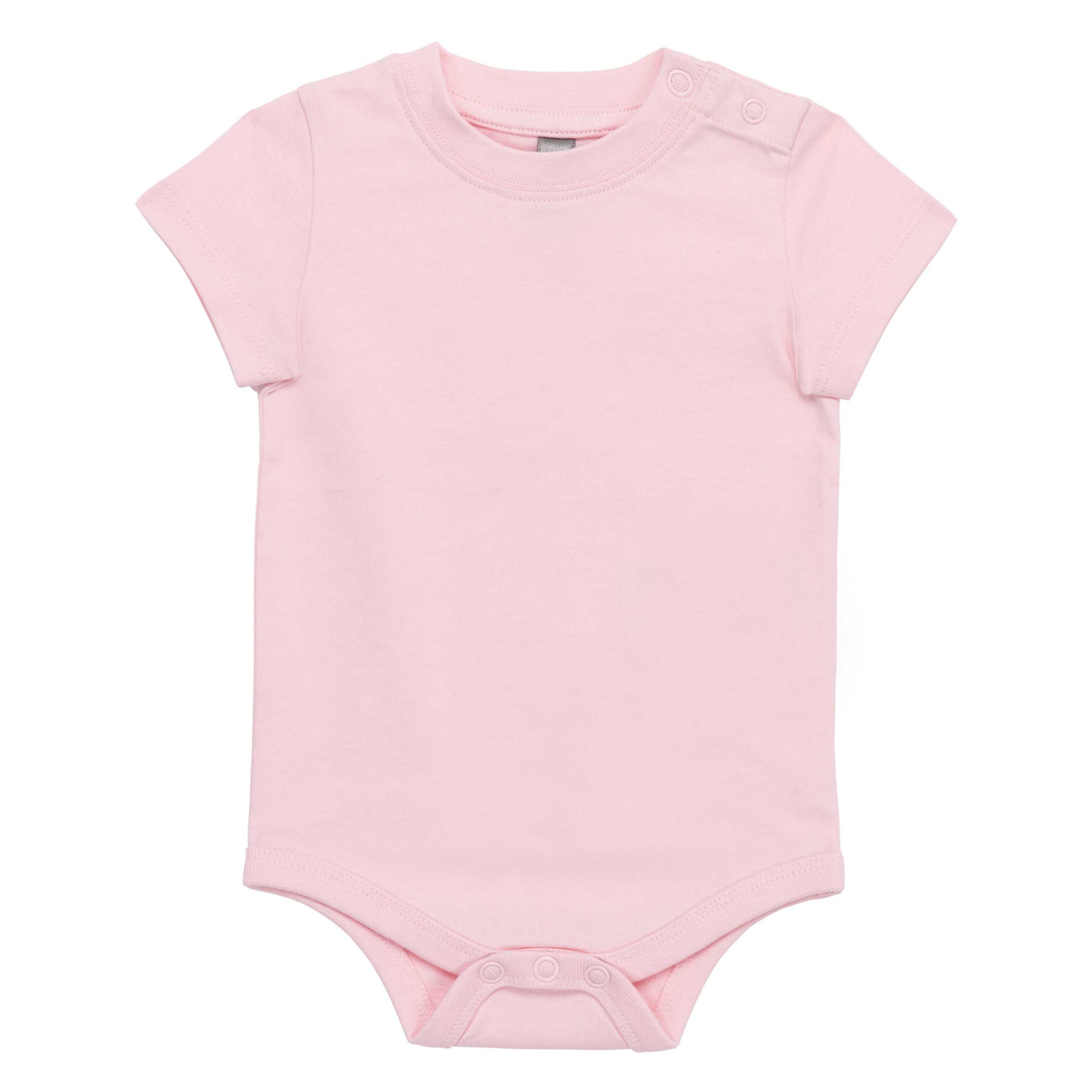 Body manga corta bebé Pale Pink