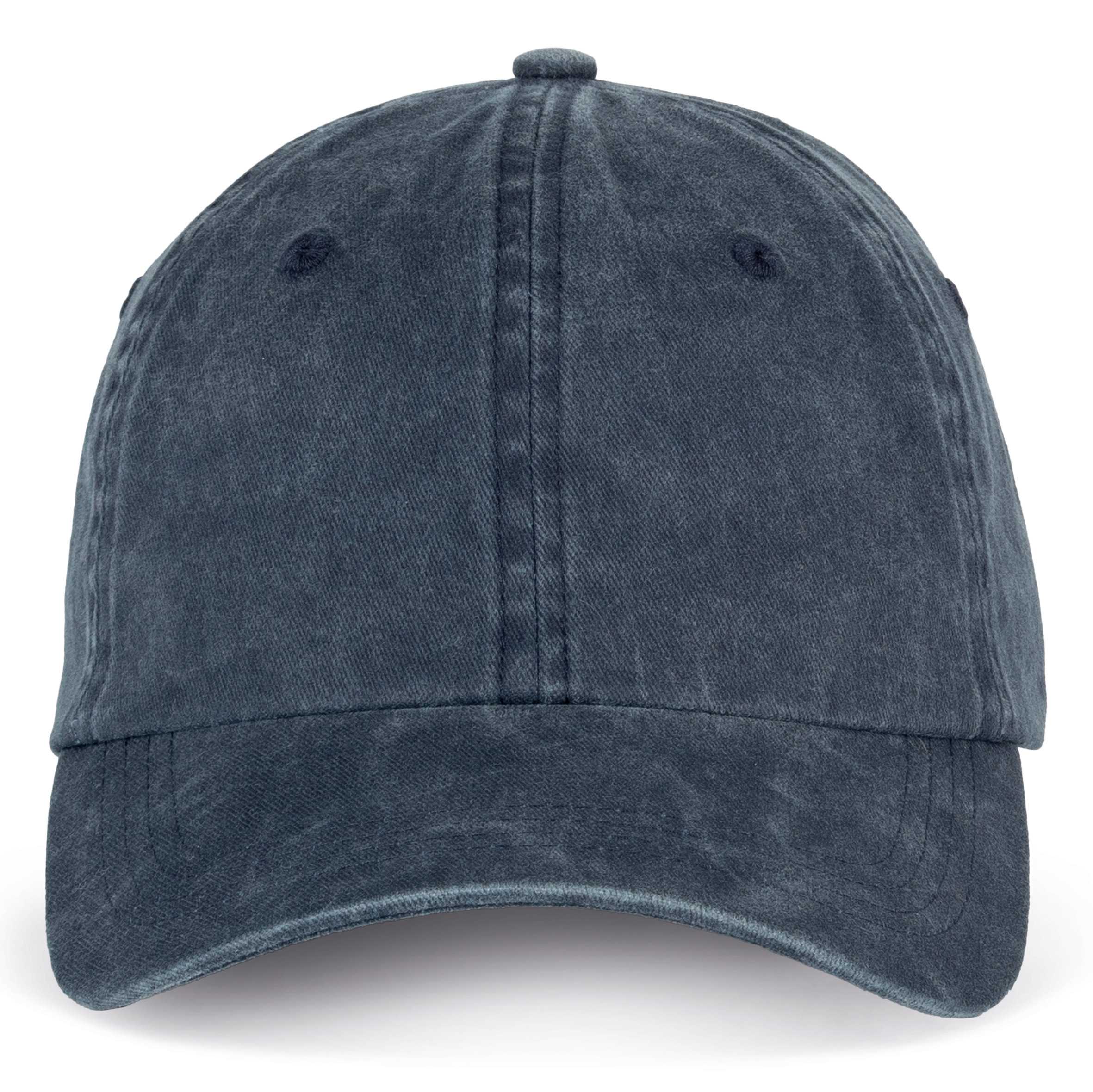 Gorra ecorresponsable efecto lavado unisex Washed Navy Blue