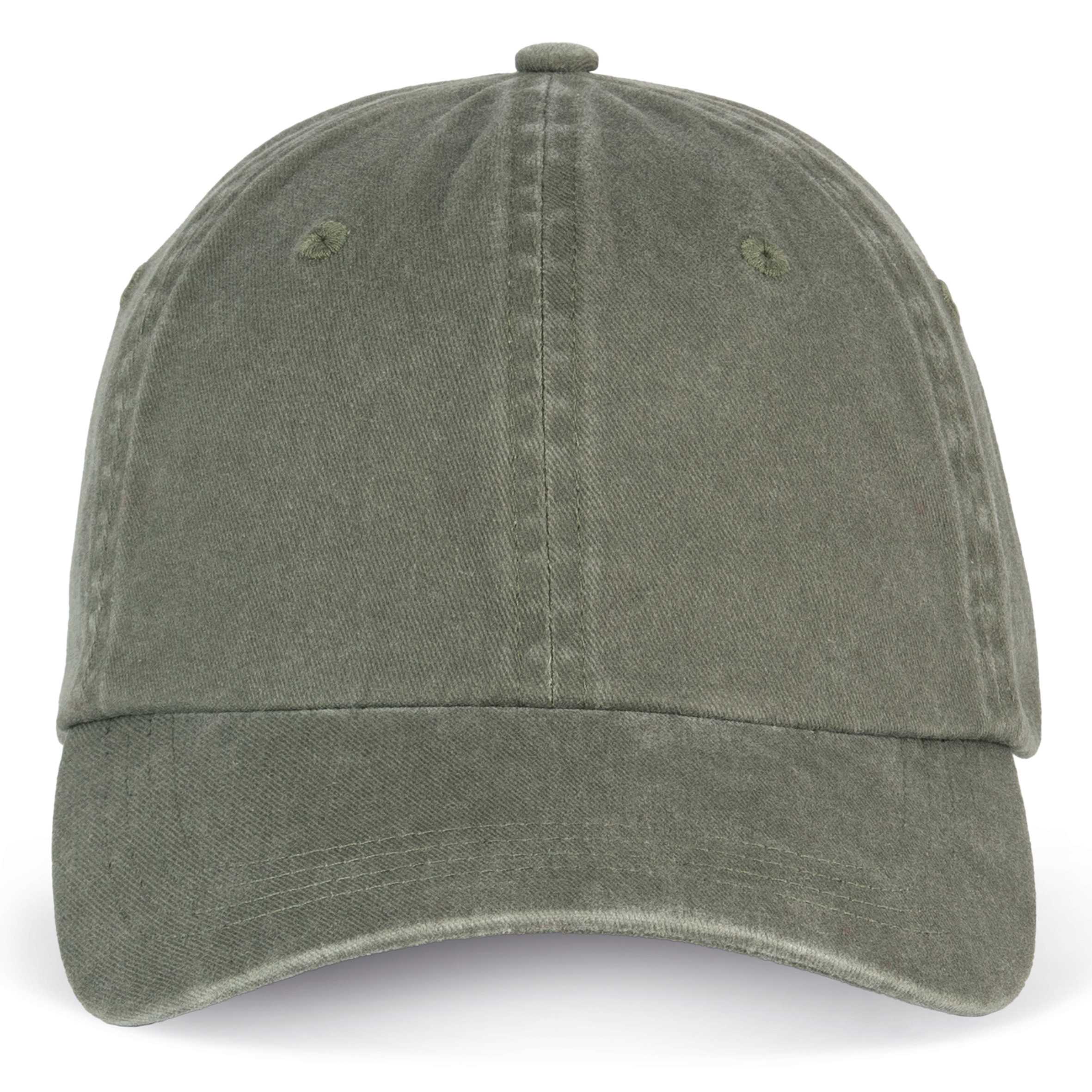 Gorra ecorresponsable efecto lavado unisex Washed Organic Khaki