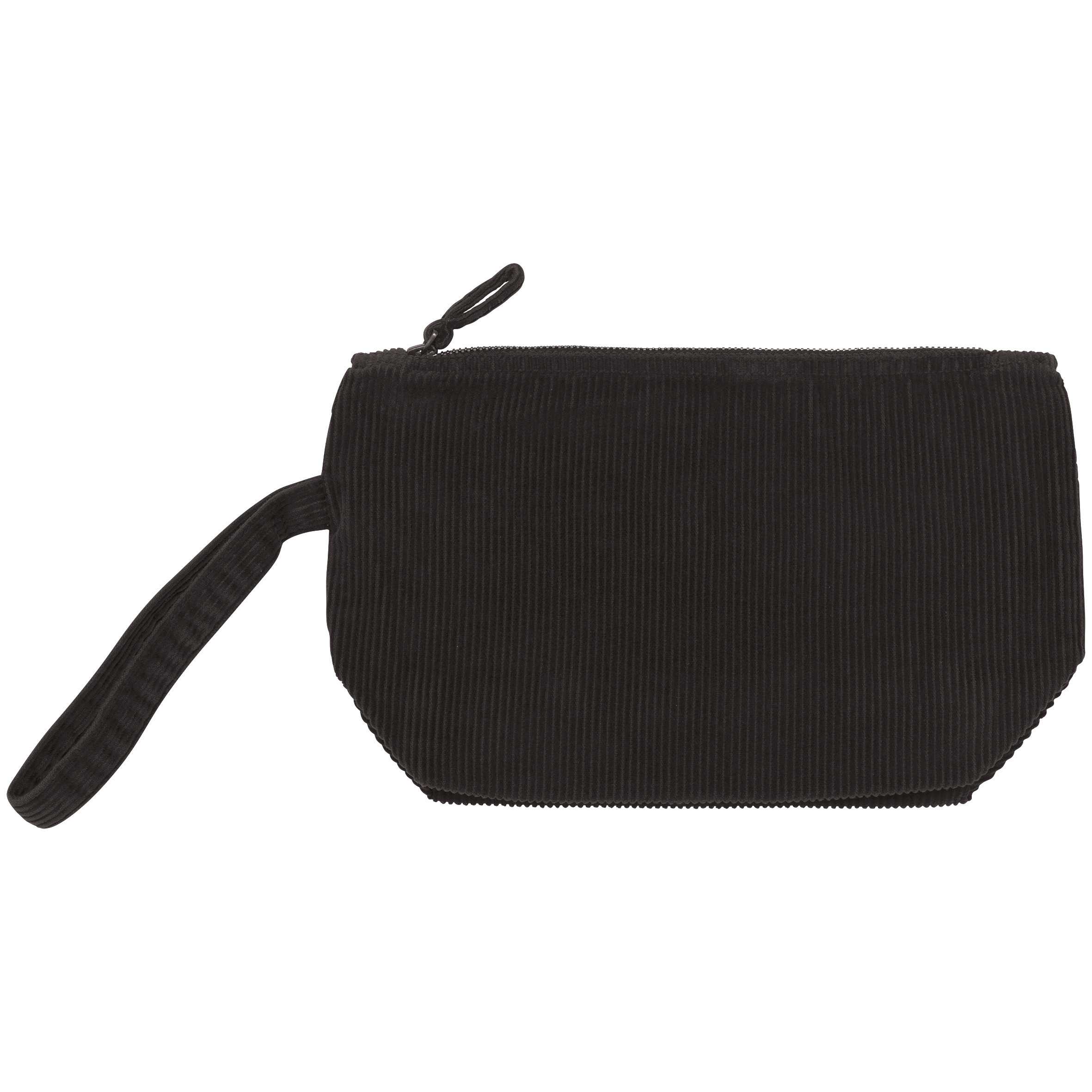 Estuche ecorresponsable de pana Washed black