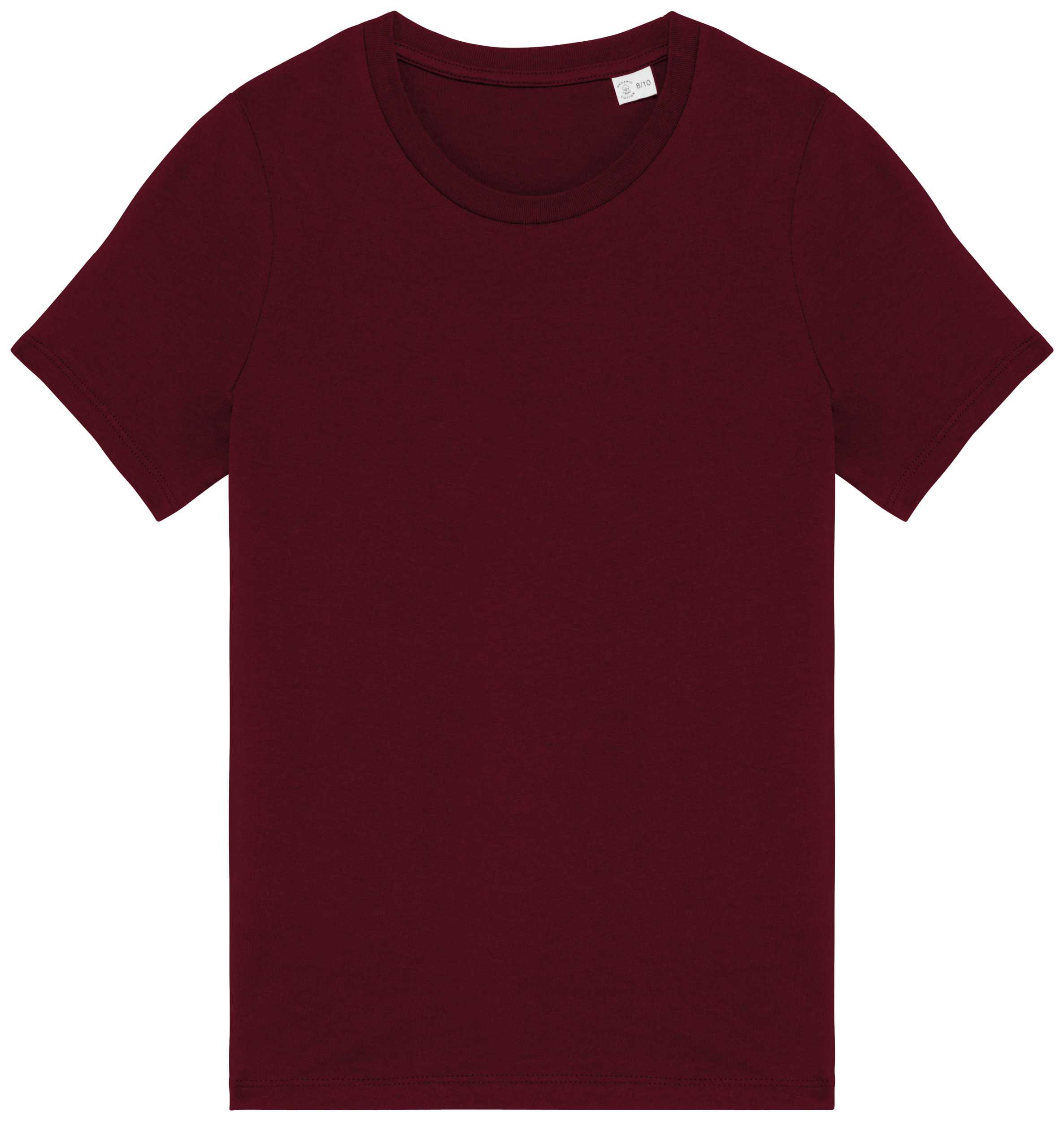 Camiseta ecorresponsable infantil Dark Cherry