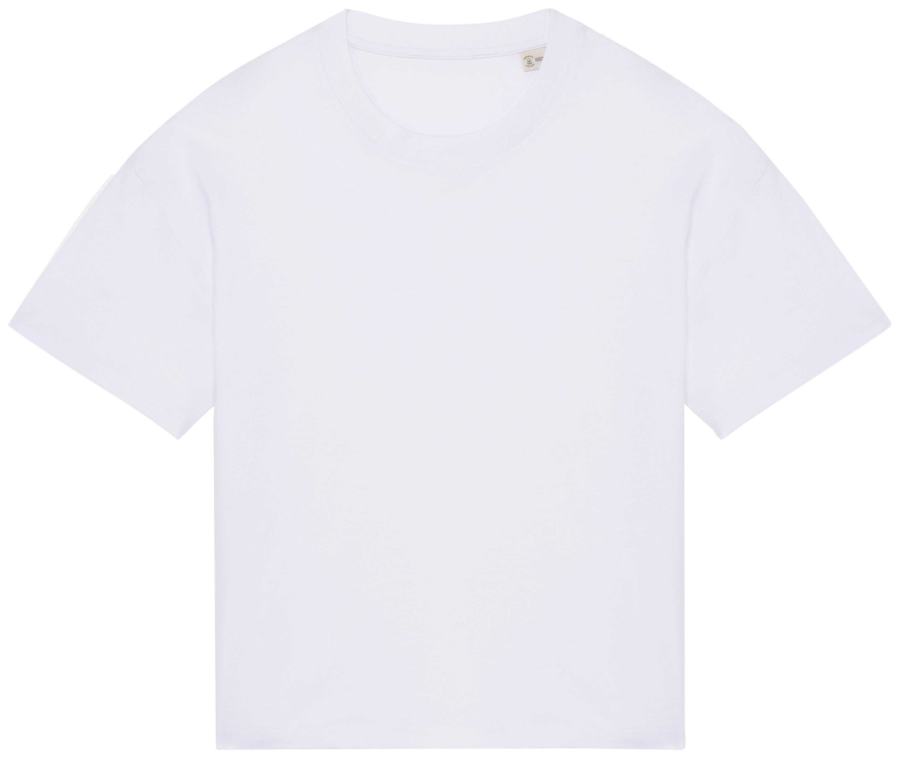 Camiseta ecorresponsable oversize mujer White