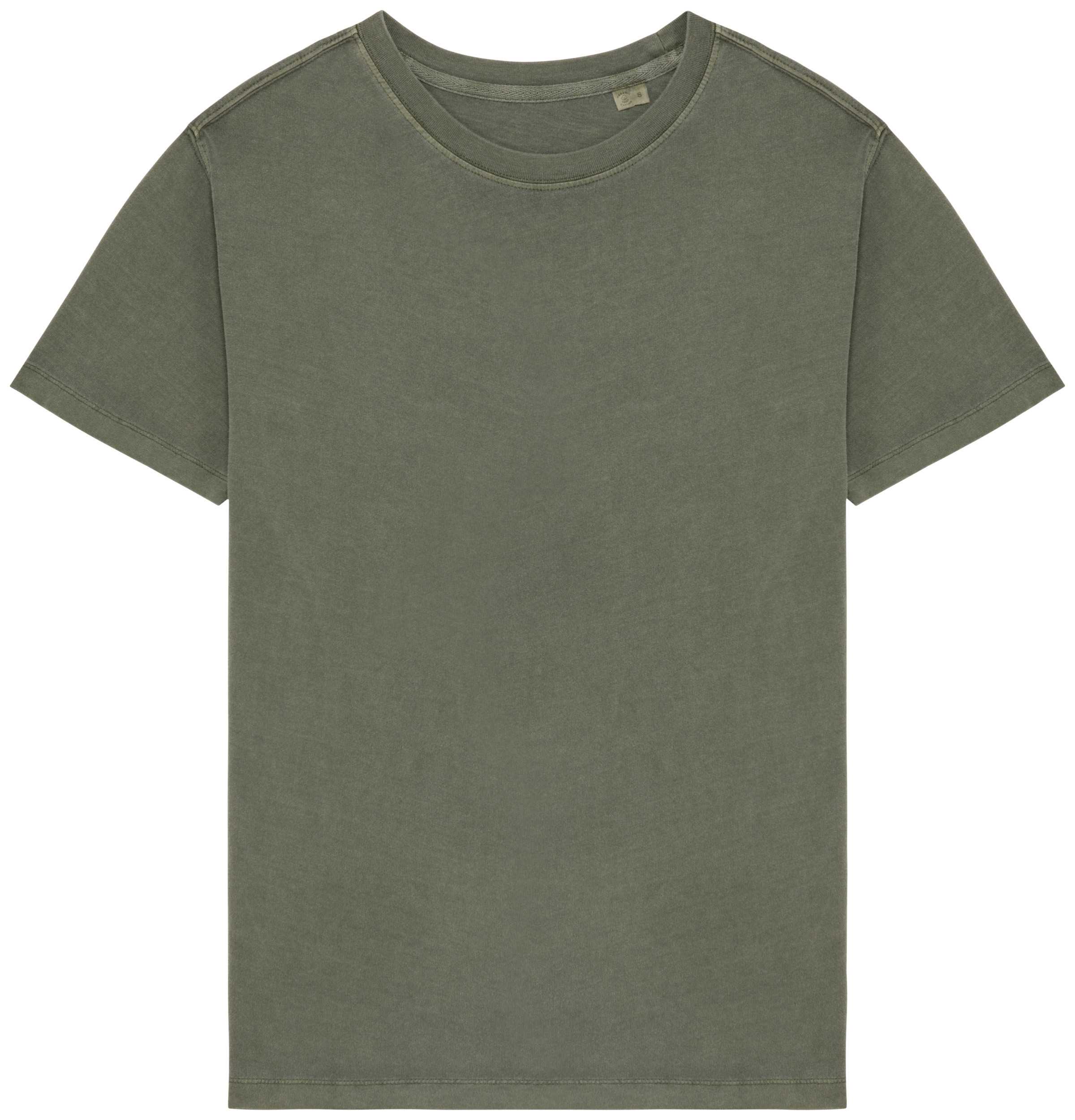 Camiseta efecto lavado mujer Washed Organic Khaki