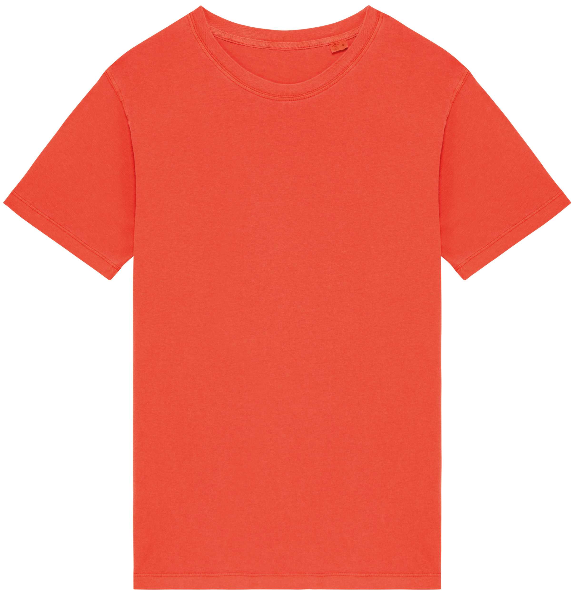 Camiseta efecto lavado mujer Washed Paprika