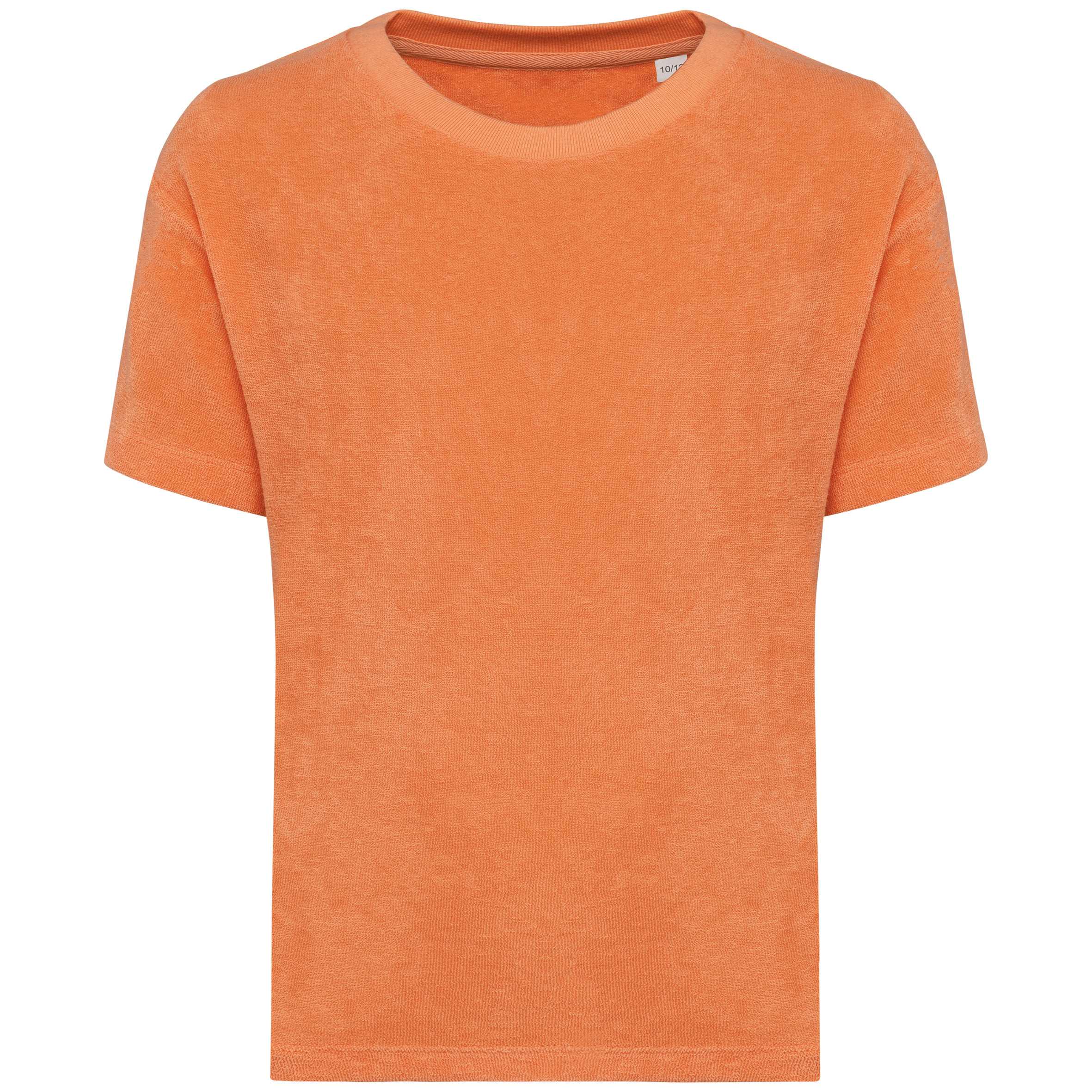 Camiseta ecorresponsable de rizo niña Apricot
