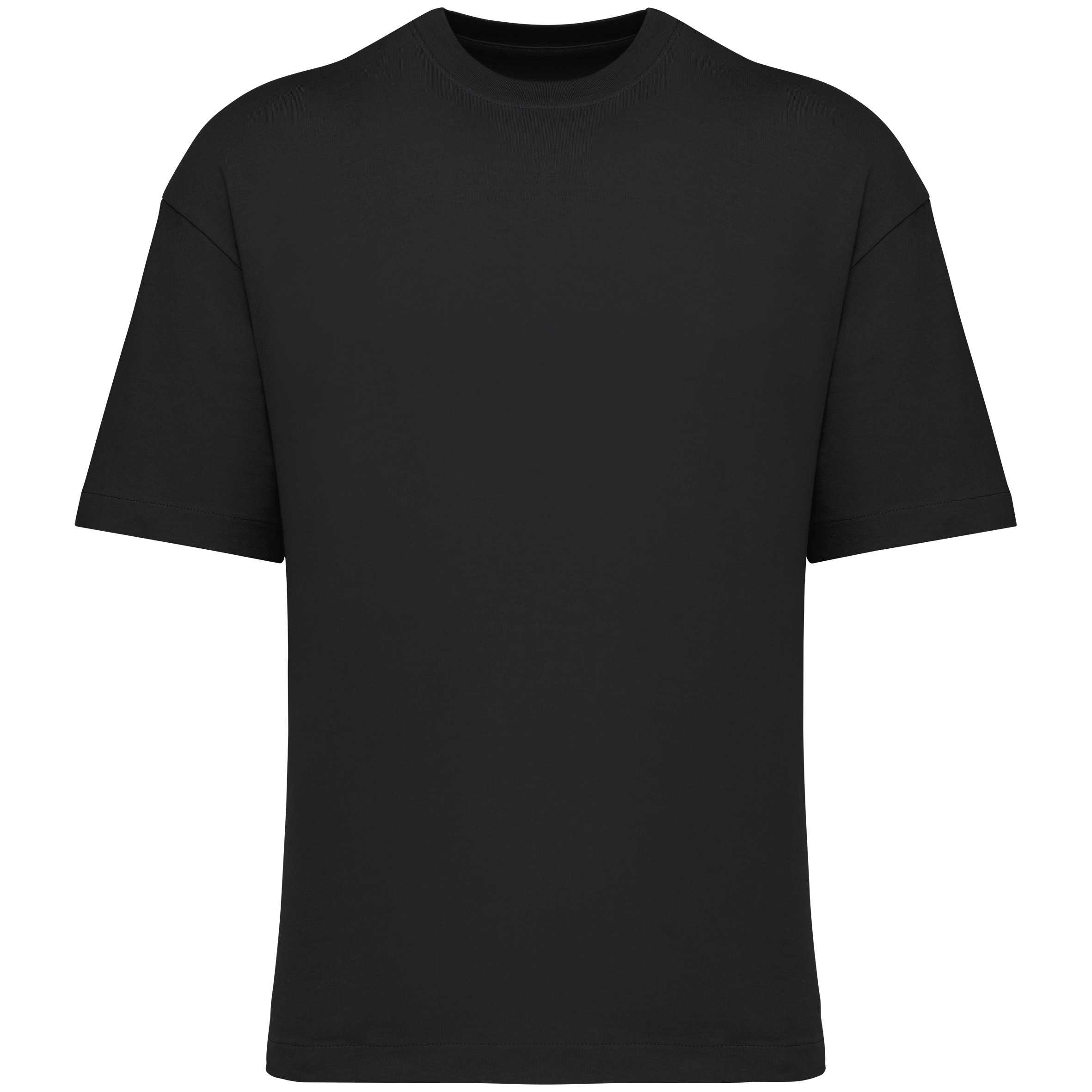 Camiseta ecorresponsable oversize hombre Black