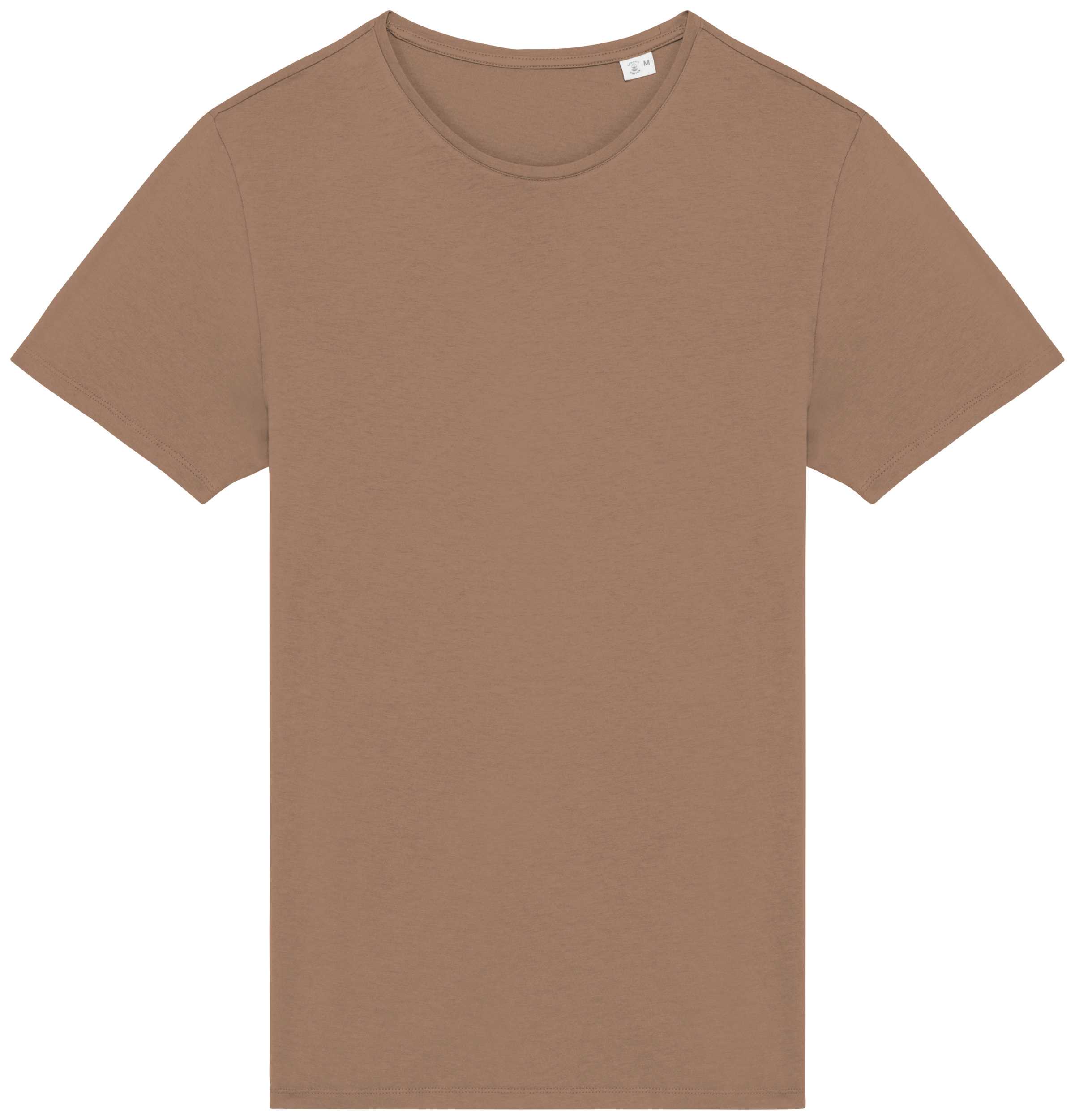 Camiseta ecorresponsable efecto lavado unisex Washed Cream Coffee