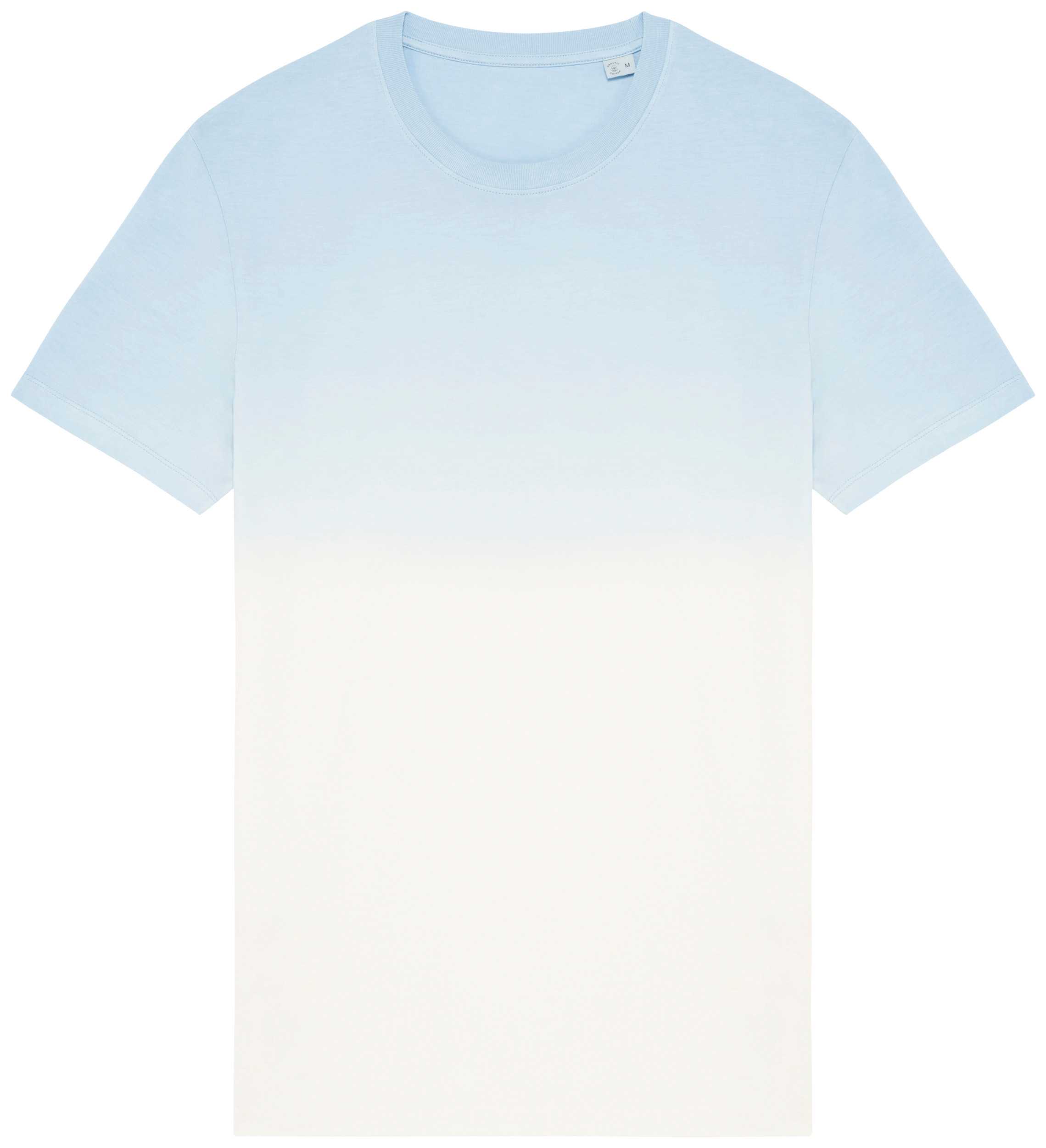 Camiseta ecorresposable Dip Dye unisex Dip Dye Aquamarine