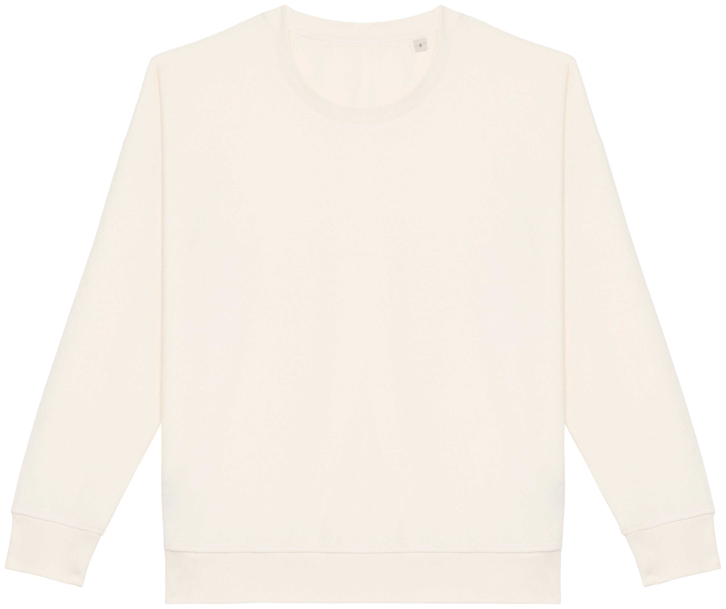 Sudadera ecorresponsable de rizo mujer Ivory