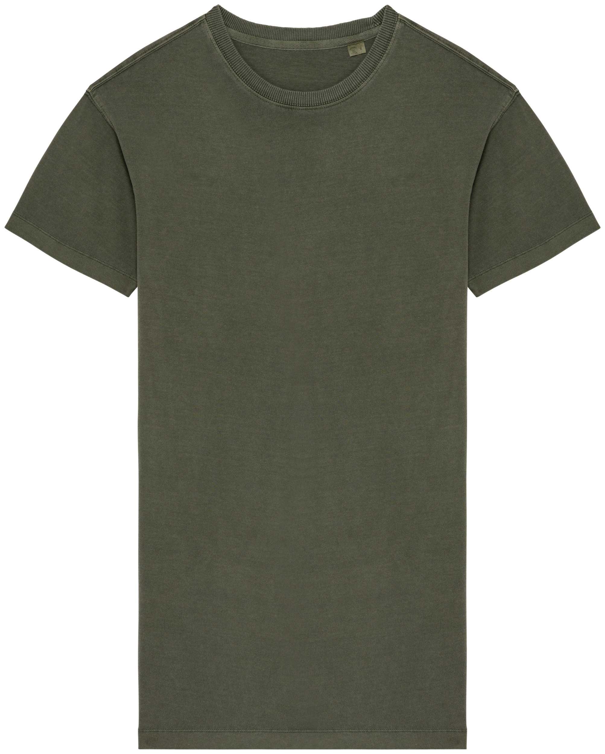 Vestido camisero ecorresponsable efecto lavado mujer Washed Organic Khaki