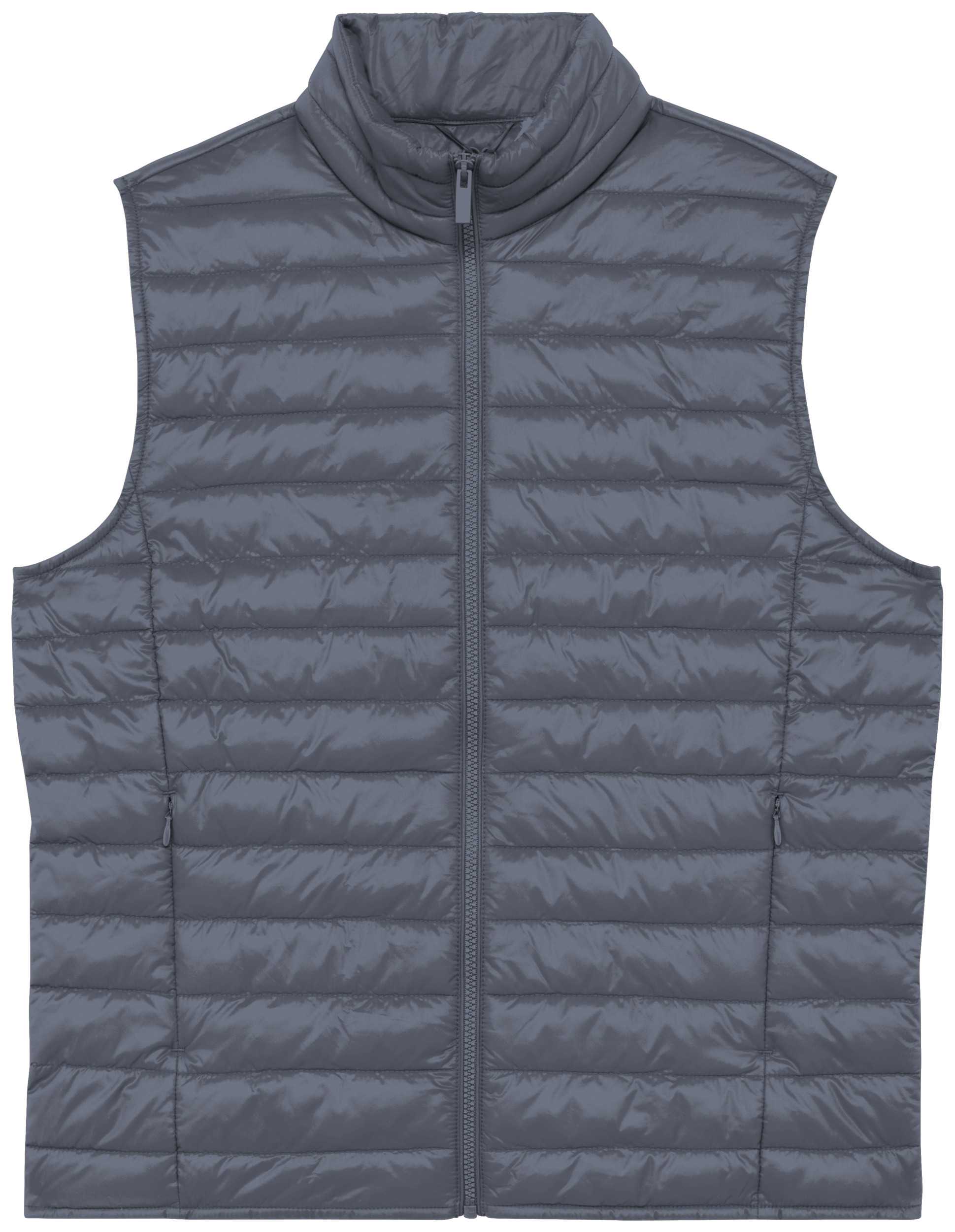 Chaleco ecorresponsable ligero hombre Mineral Grey