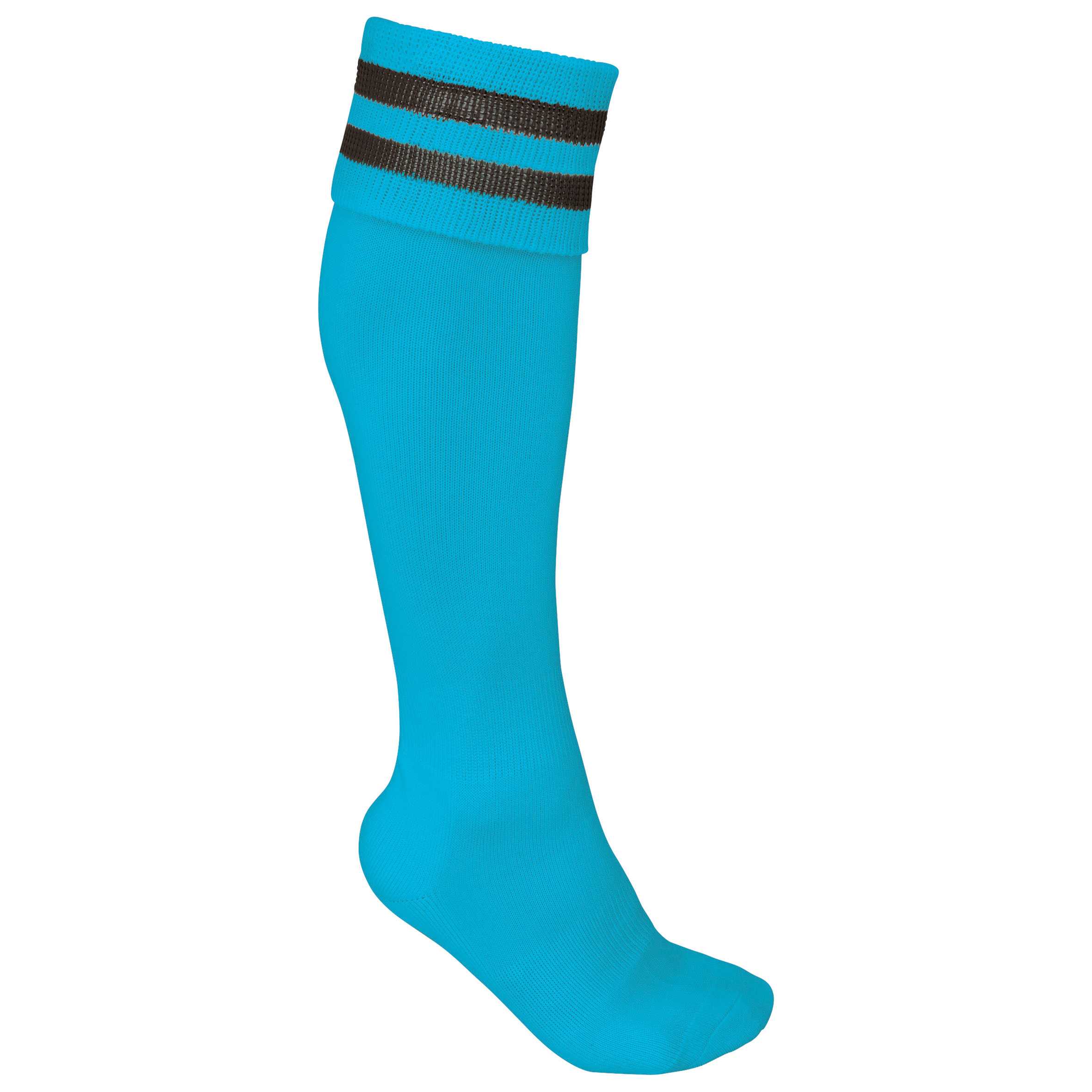 Calcetines deportivos a rayas Light Turquoise / Dark Grey