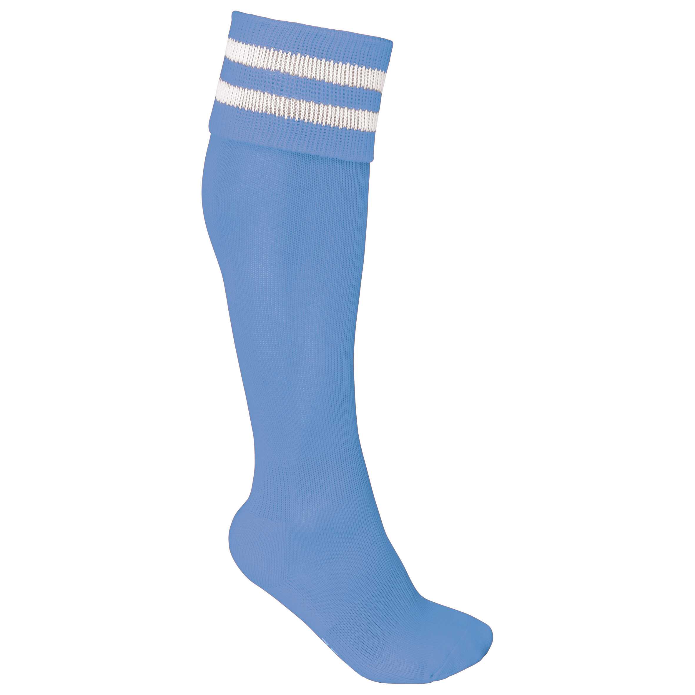 Calcetines deportivos a rayas Sporty Sky Blue / White