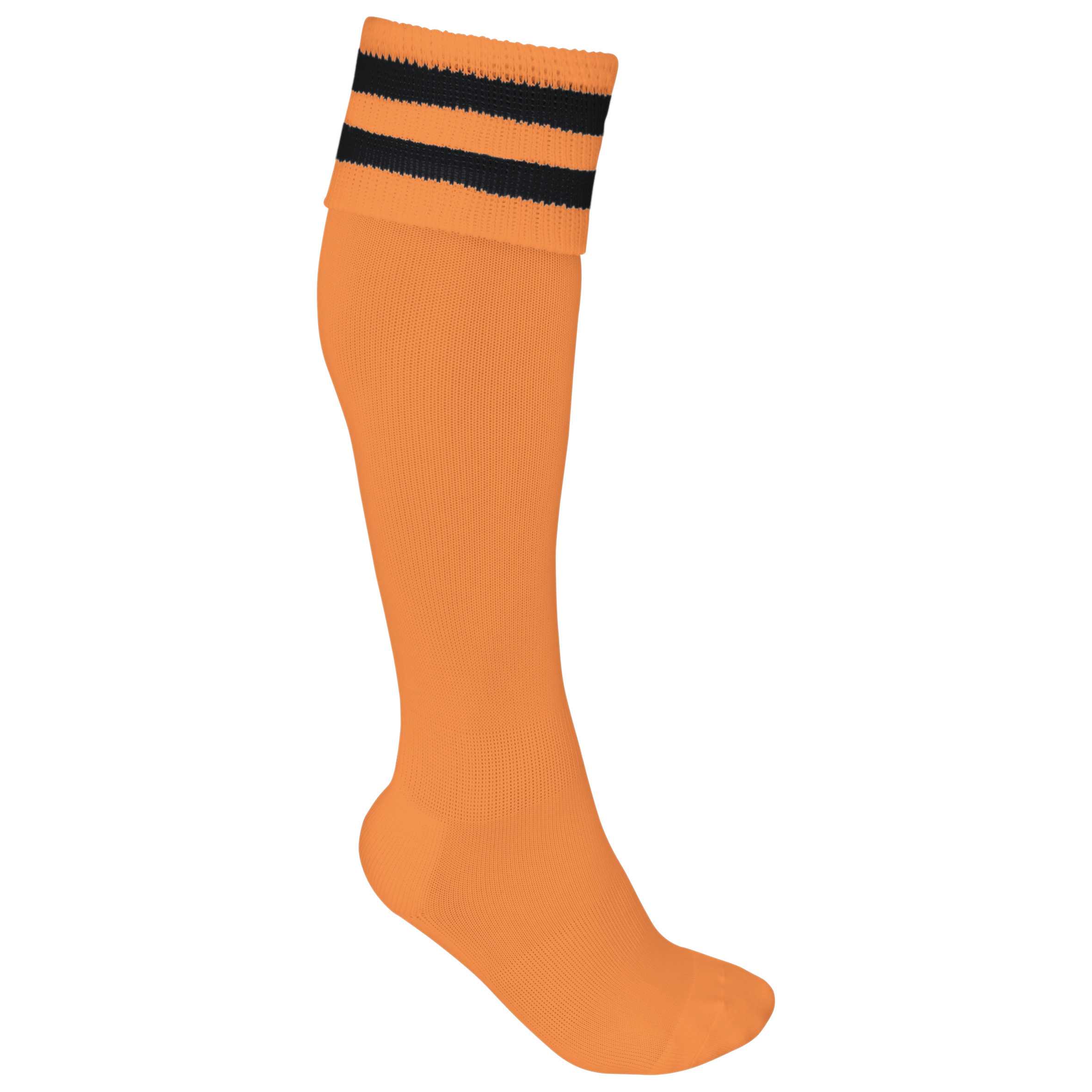 Calcetines deportivos a rayas Sun Orange / Black