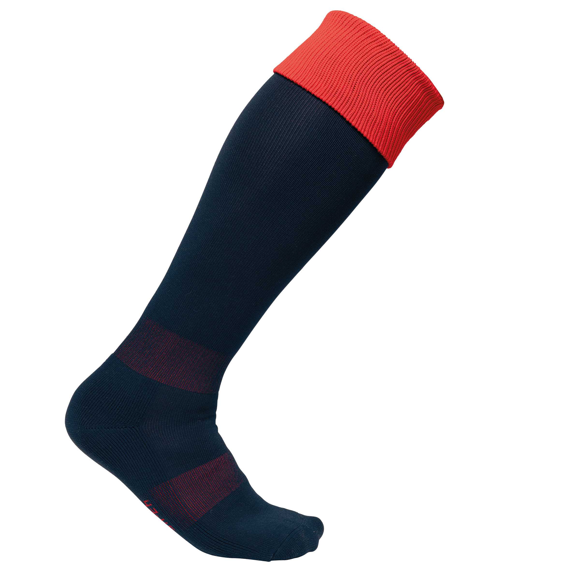 Calcetines deportivos bicolor Sporty Navy / Sporty Red