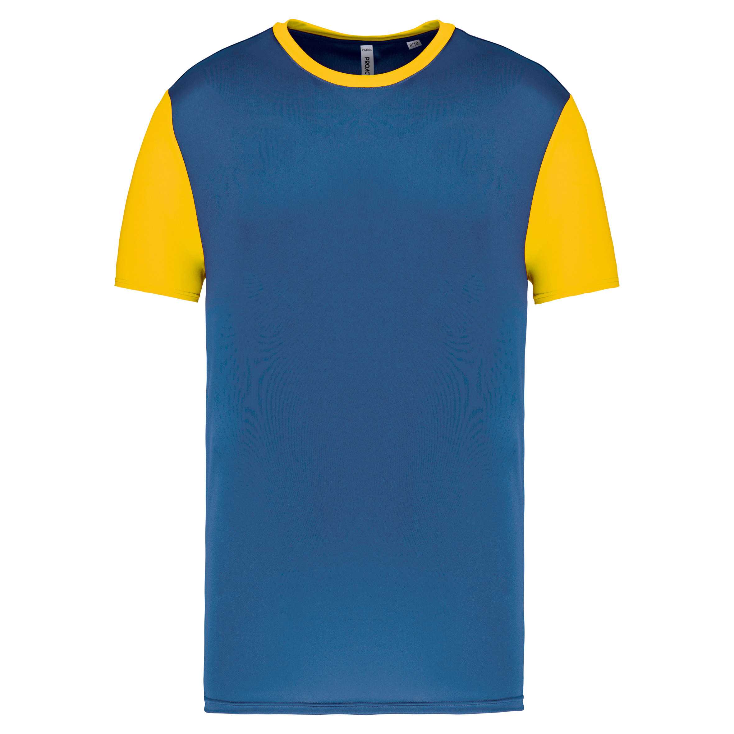 Camiseta bicolor niños Sporty Royal Blue / Sporty Yellow