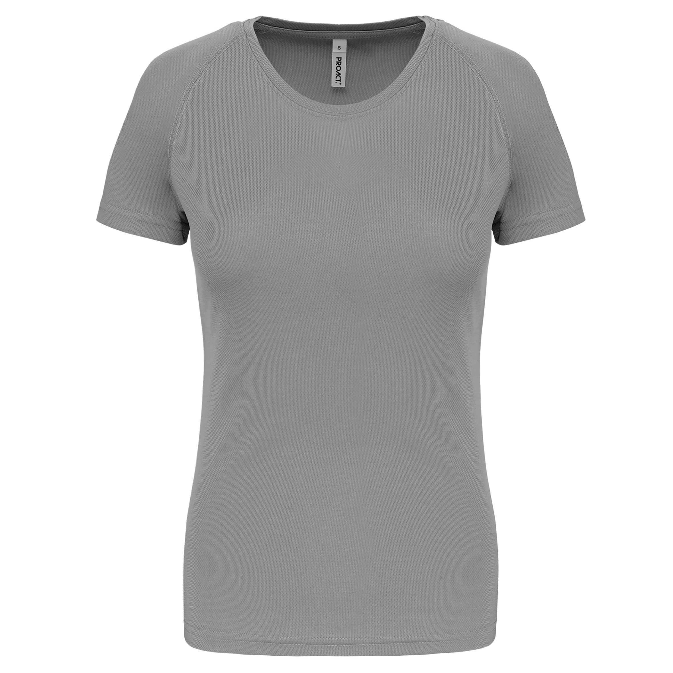 Camiseta de deporte mujer Fine Grey