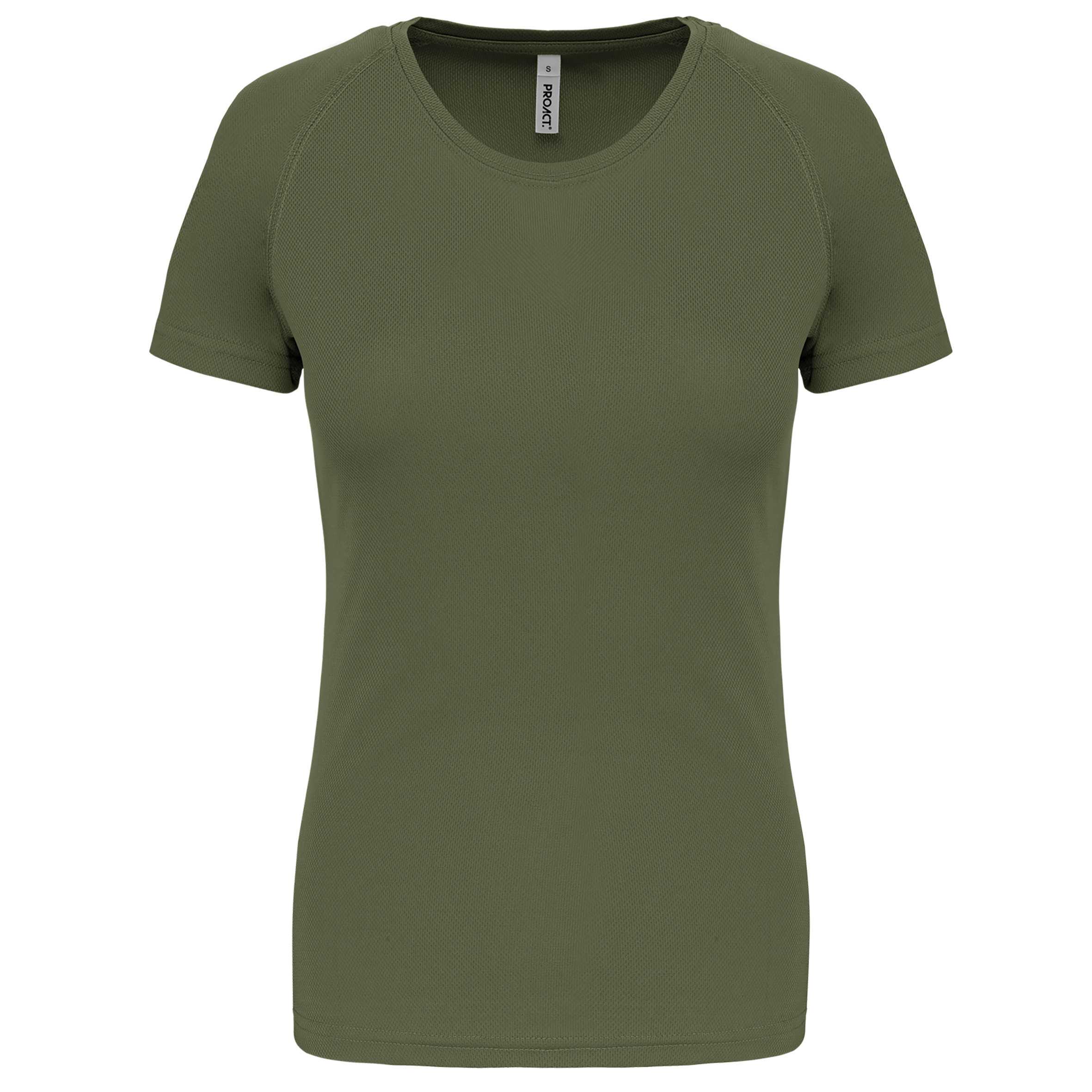 Camiseta de deporte mujer Olive