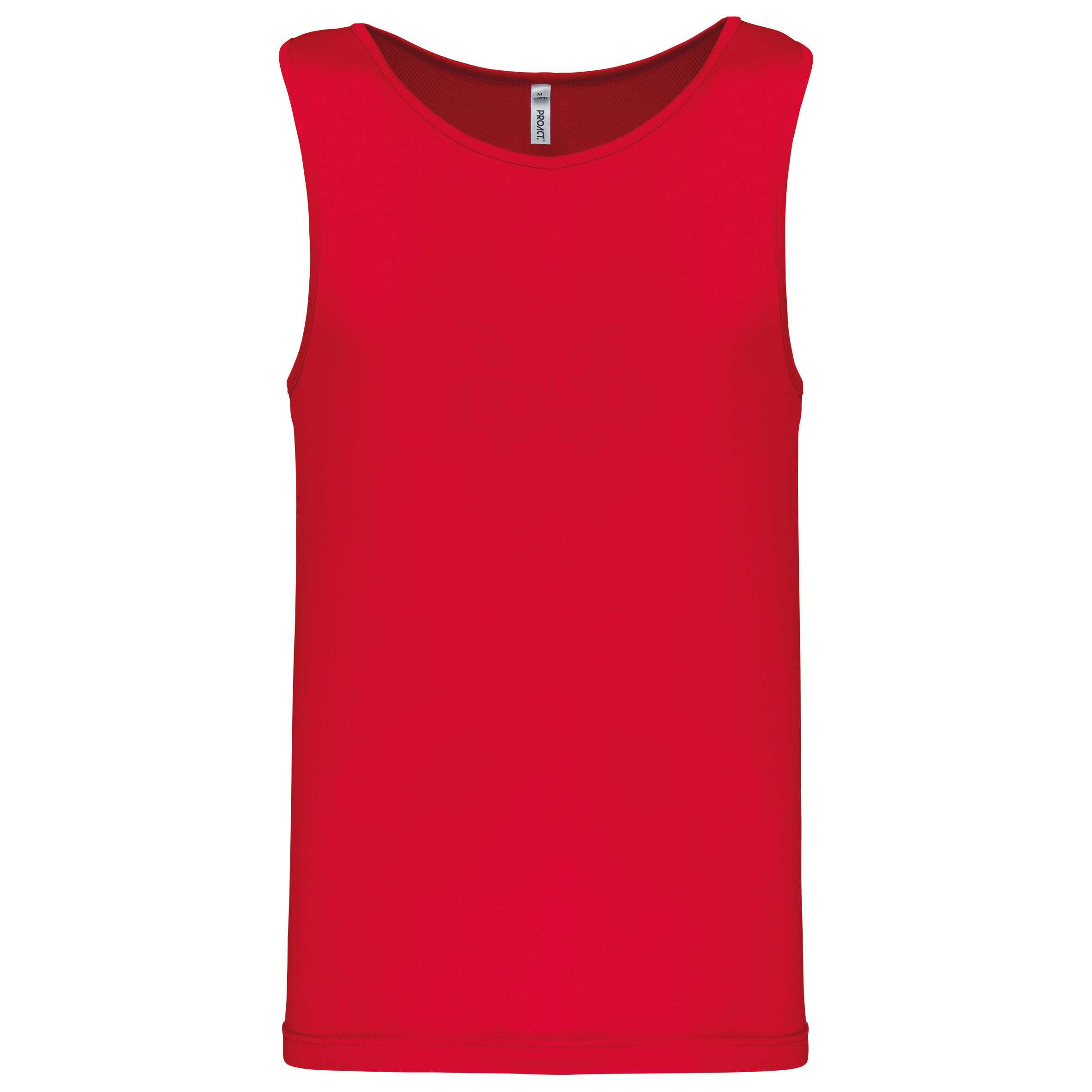 Camiseta de deporte tirantes hombre Red