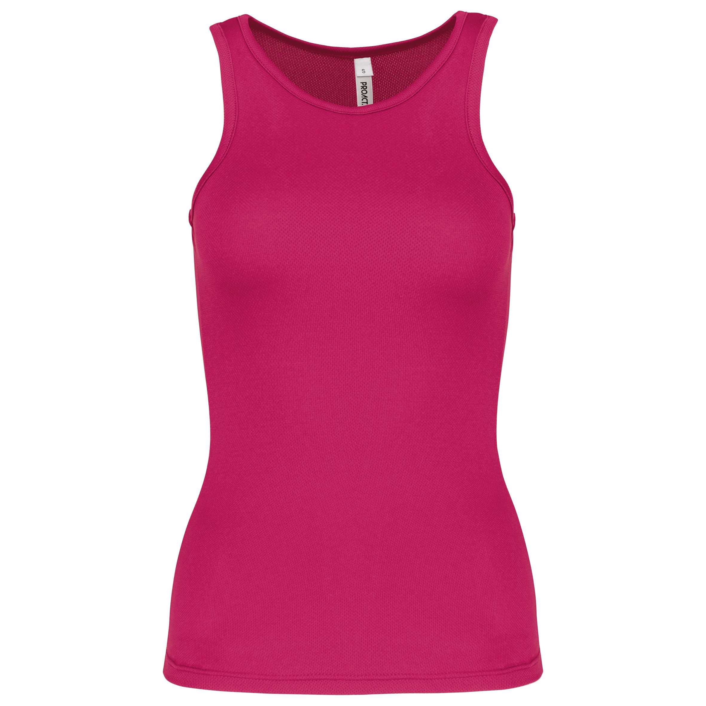 Camiseta de deporte tirantes mujer Fuchsia