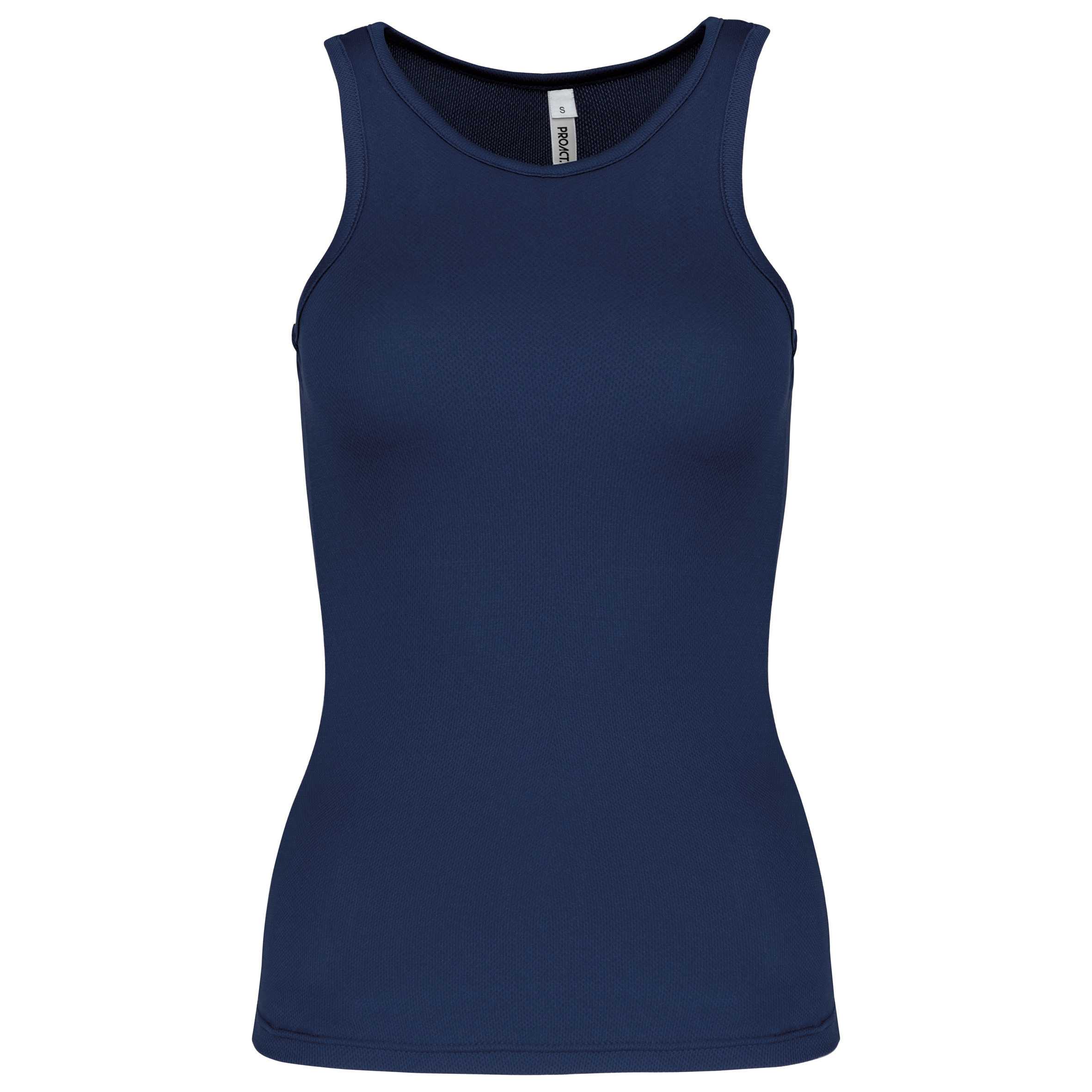 Camiseta de deporte tirantes mujer Sporty Navy