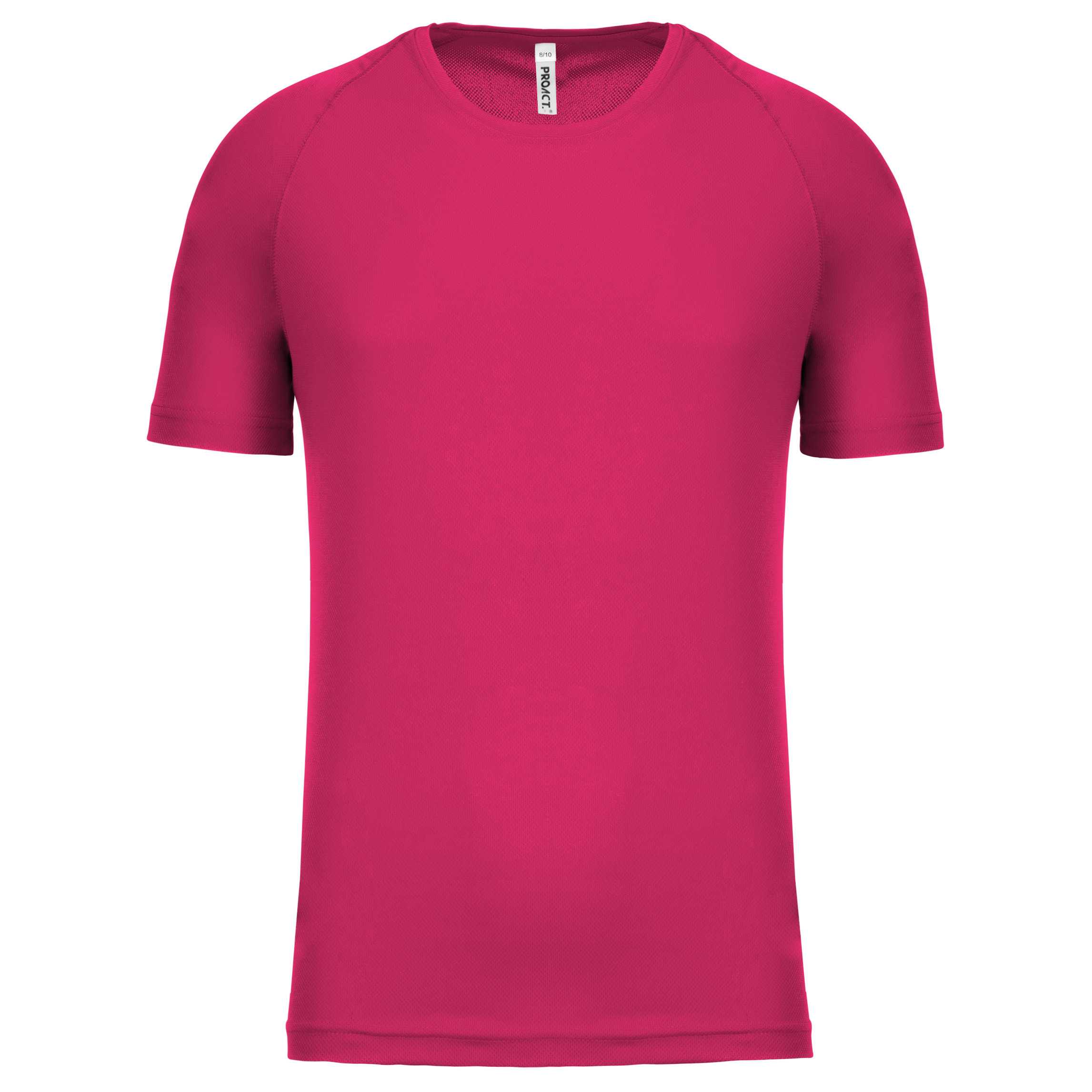 Camiseta de deporte manga corta niños Fuchsia
