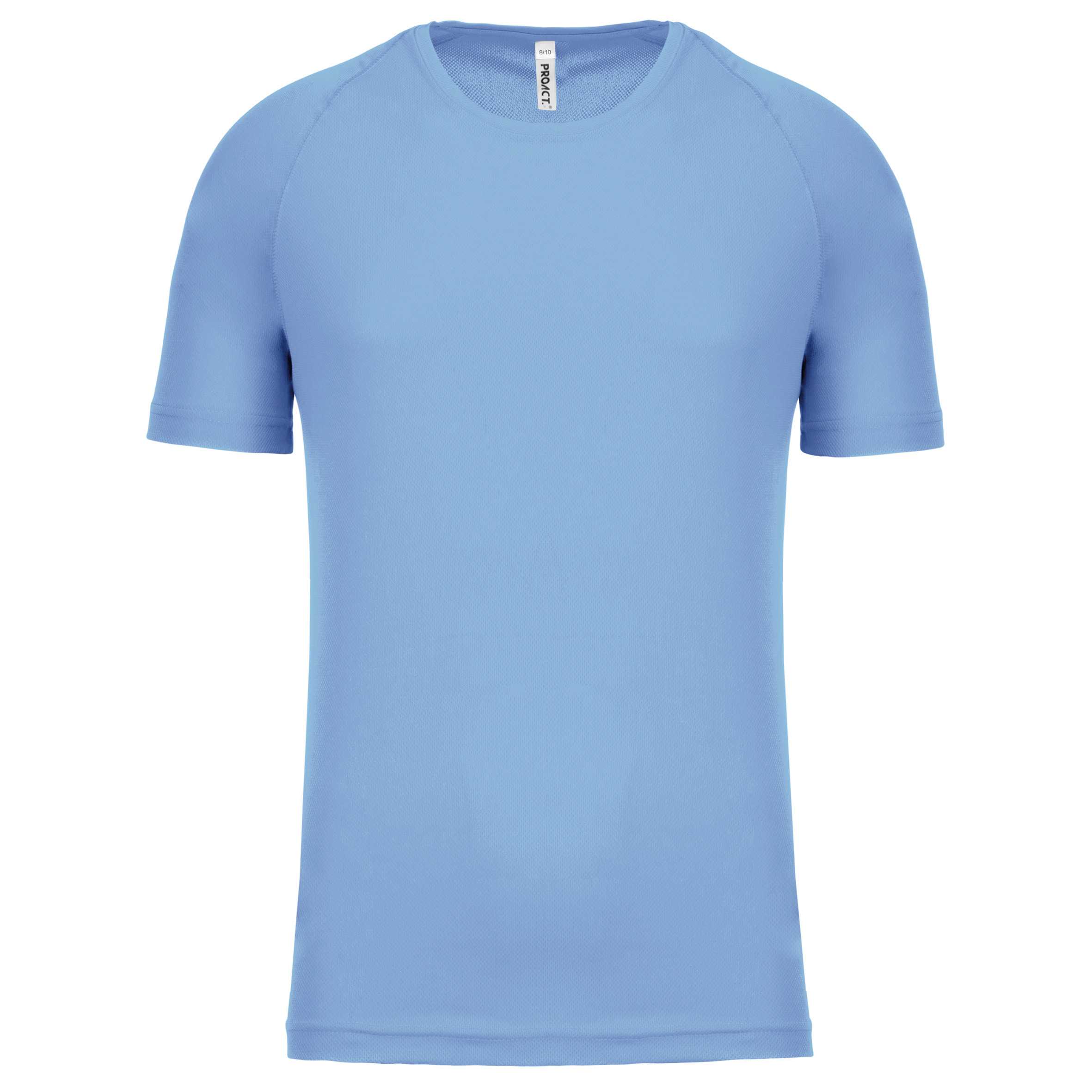 Camiseta de deporte manga corta niños Sky Blue