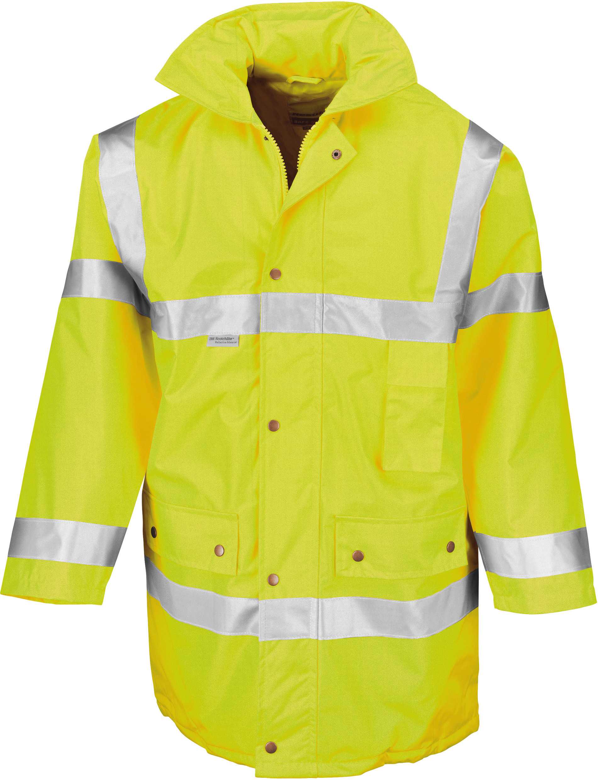 Parka de Seguridad High Viz Fluorescent Yellow