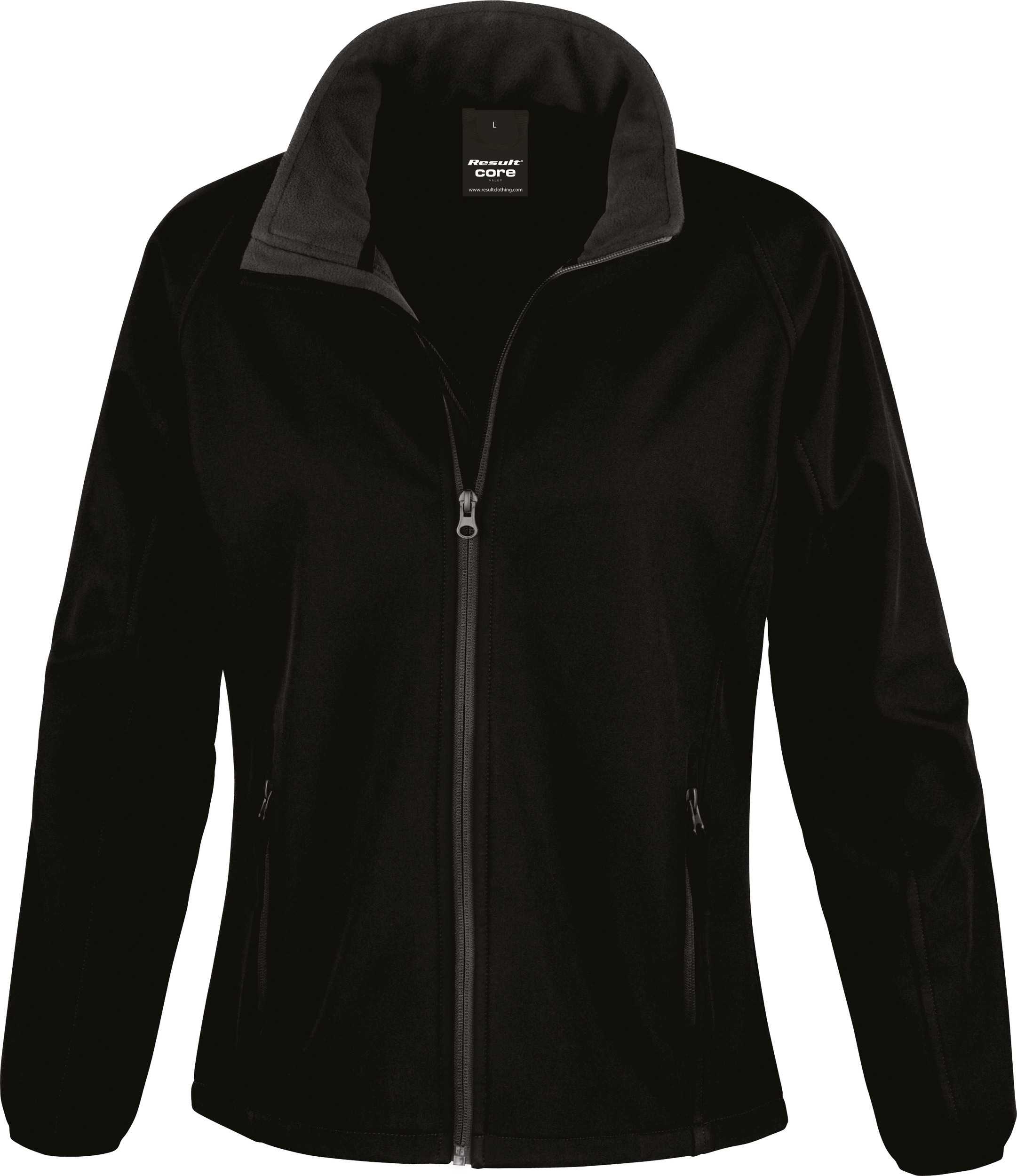 Chaqueta Softshell Printable mujer Black / Black