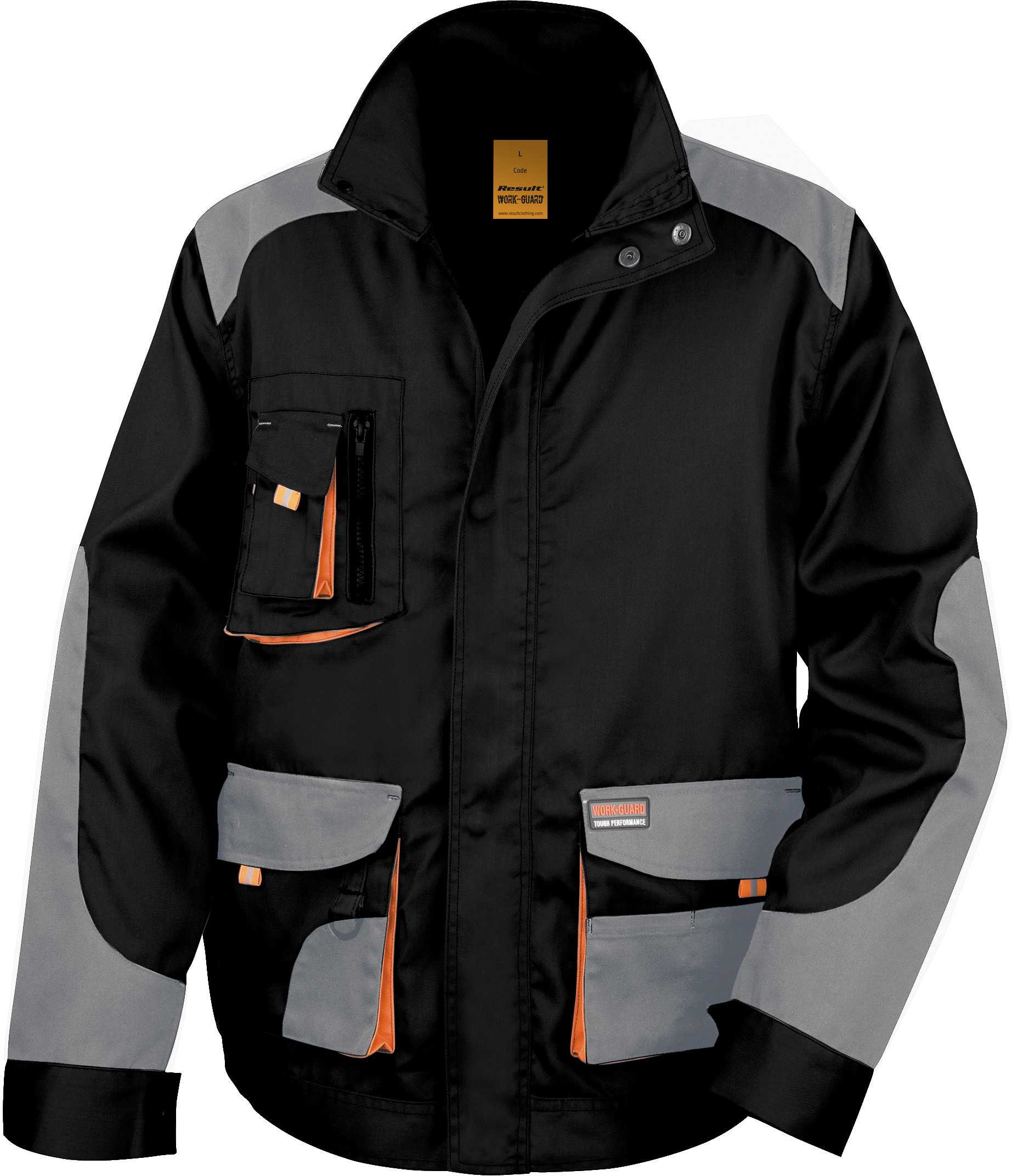 Chaqueta Lite Black / Grey / Orange